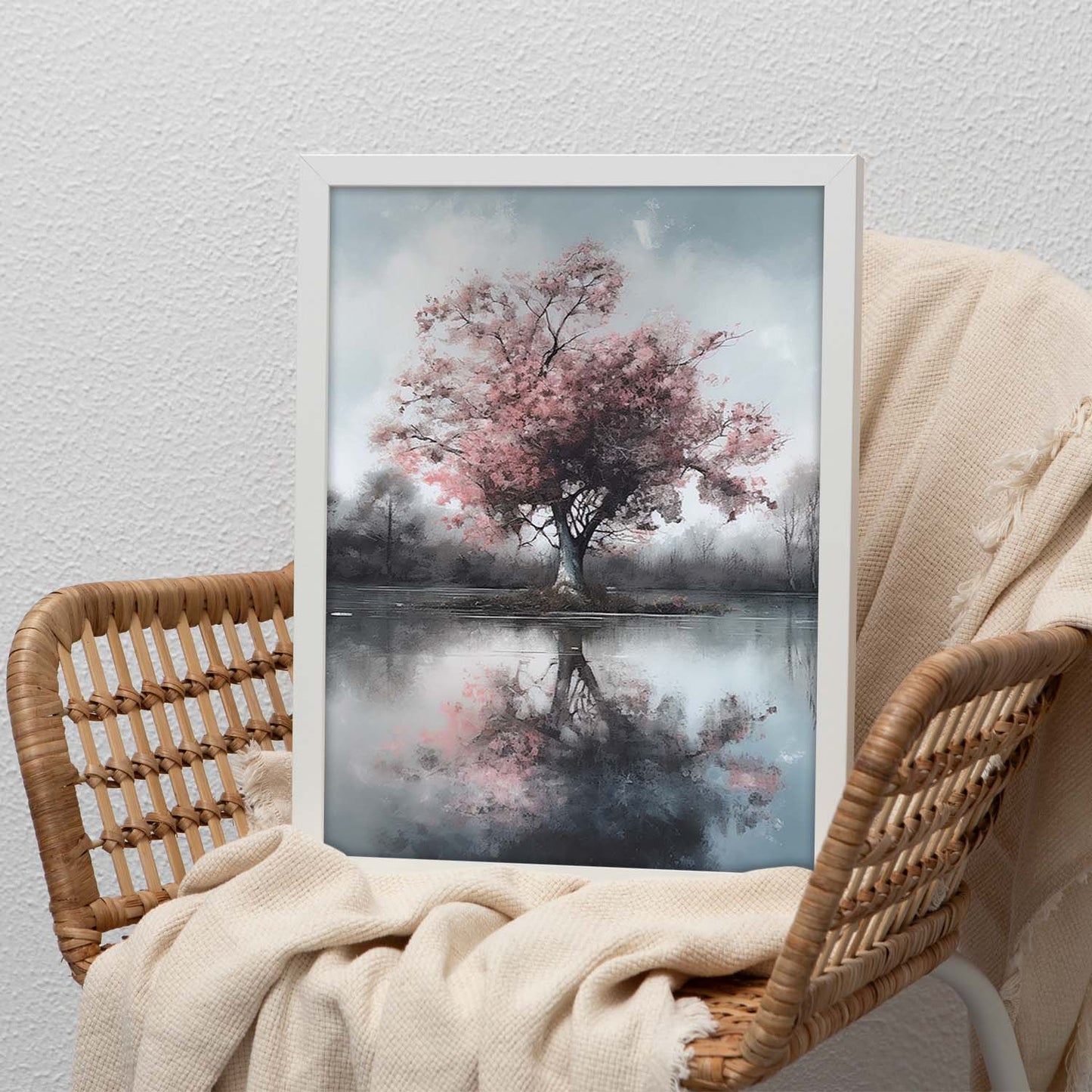 Póster El Lirio Rojo Cherry de Geh Cheng