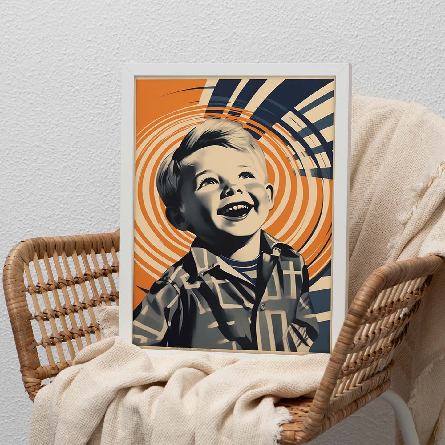 Lámina Emocionante de Niño por Alvin Lustig