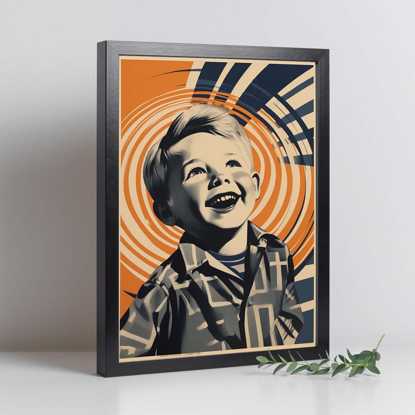 Lámina Emocionante de Niño por Alvin Lustig
