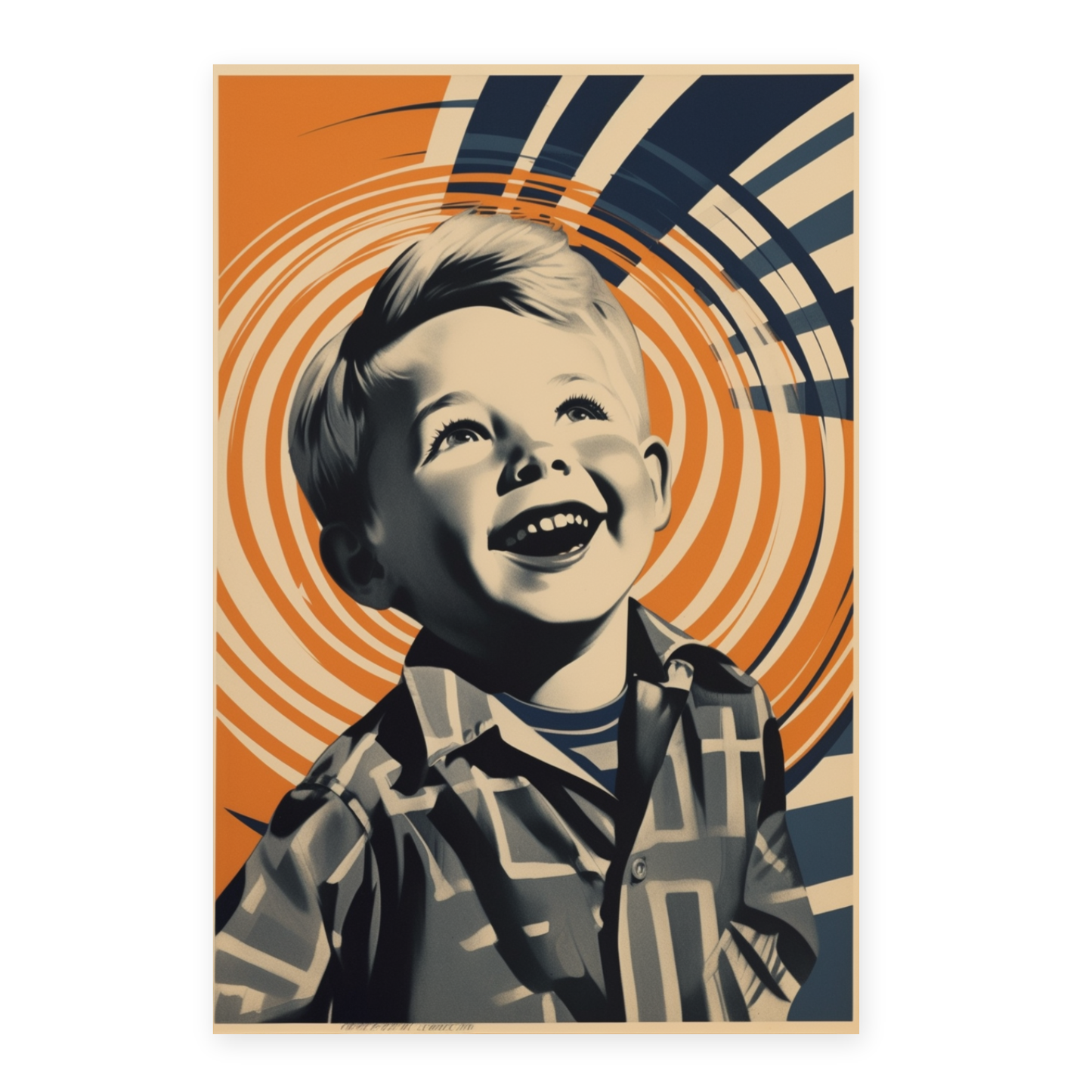 Lámina Emocionante de Niño por Alvin Lustig