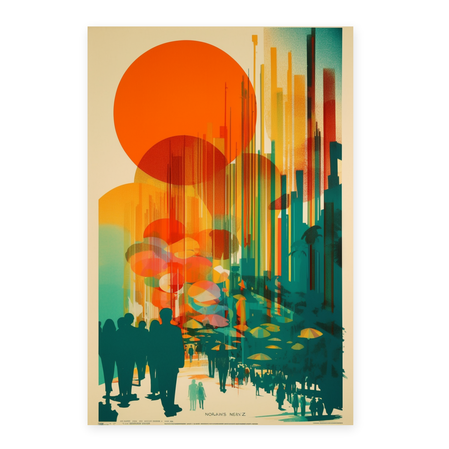 Póster Minimalista Estilo Cartelera 1960