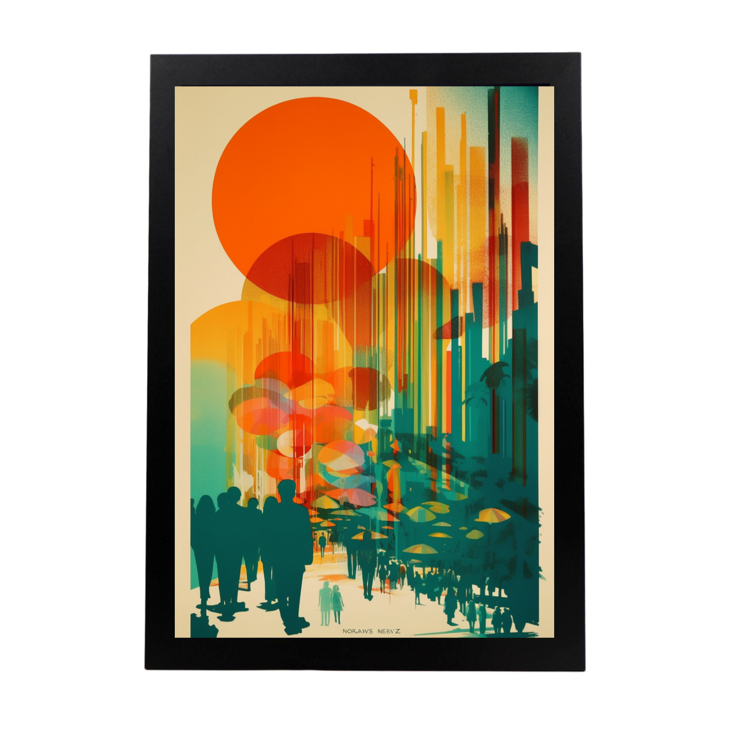 Póster Minimalista Estilo Cartelera 1960