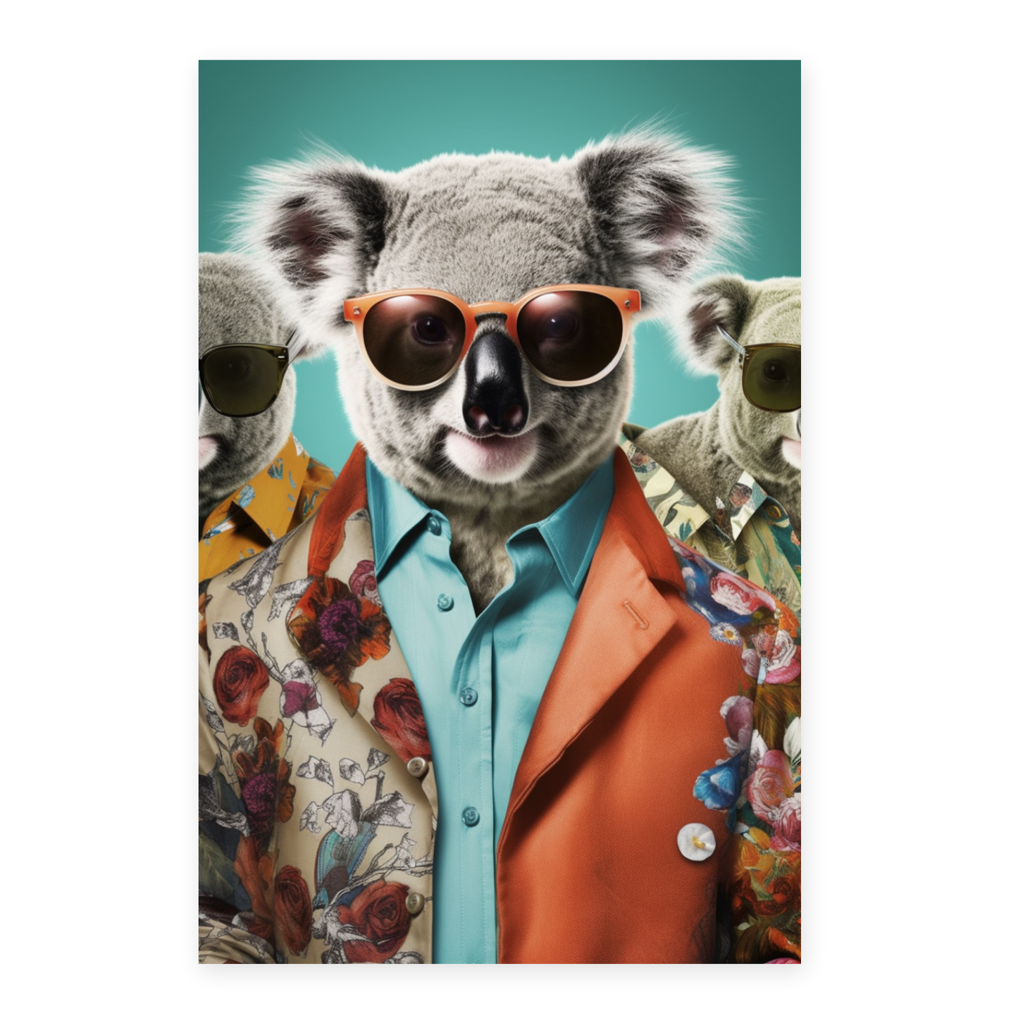 Póster Moda con Koalas