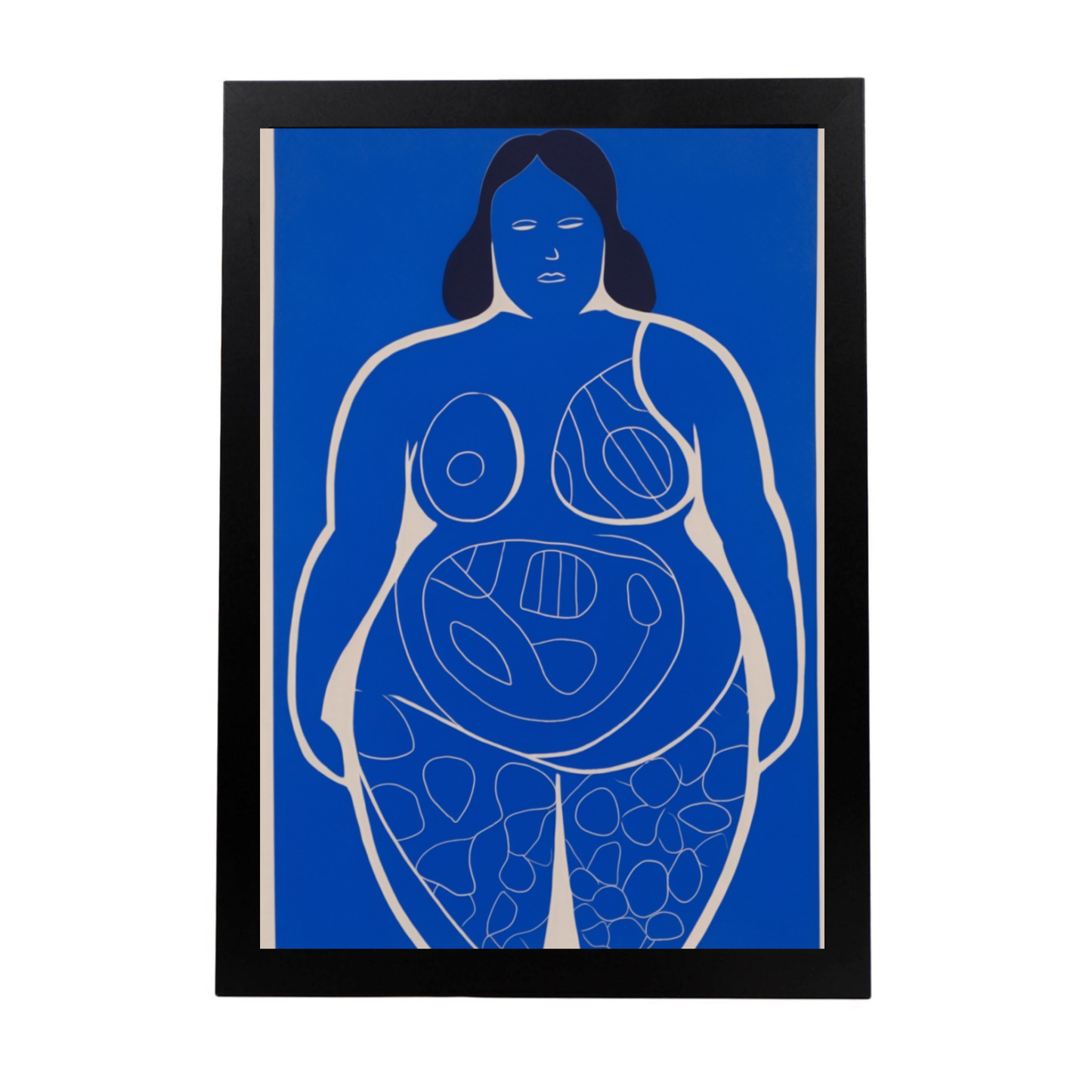 Lámina de Figura Femenina en Dibujo Lineal