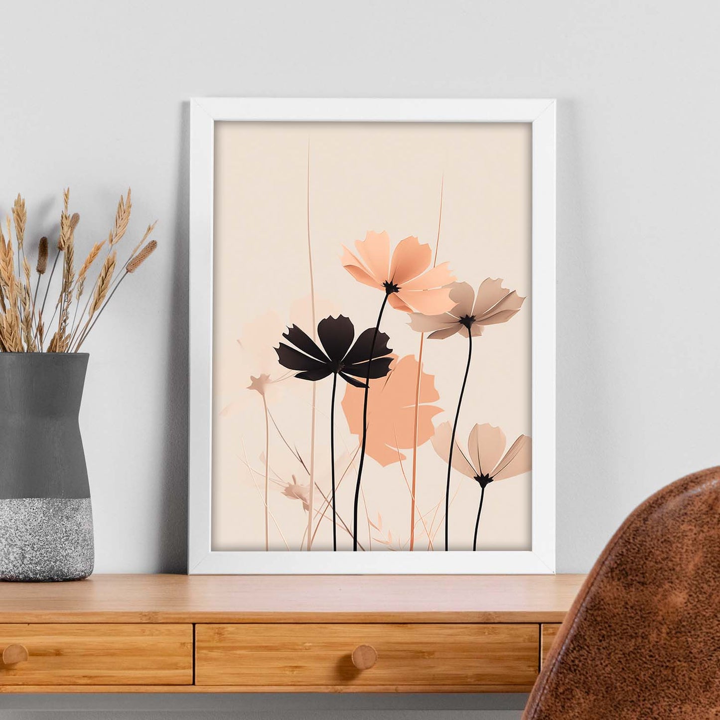 Póster de Flores Simples