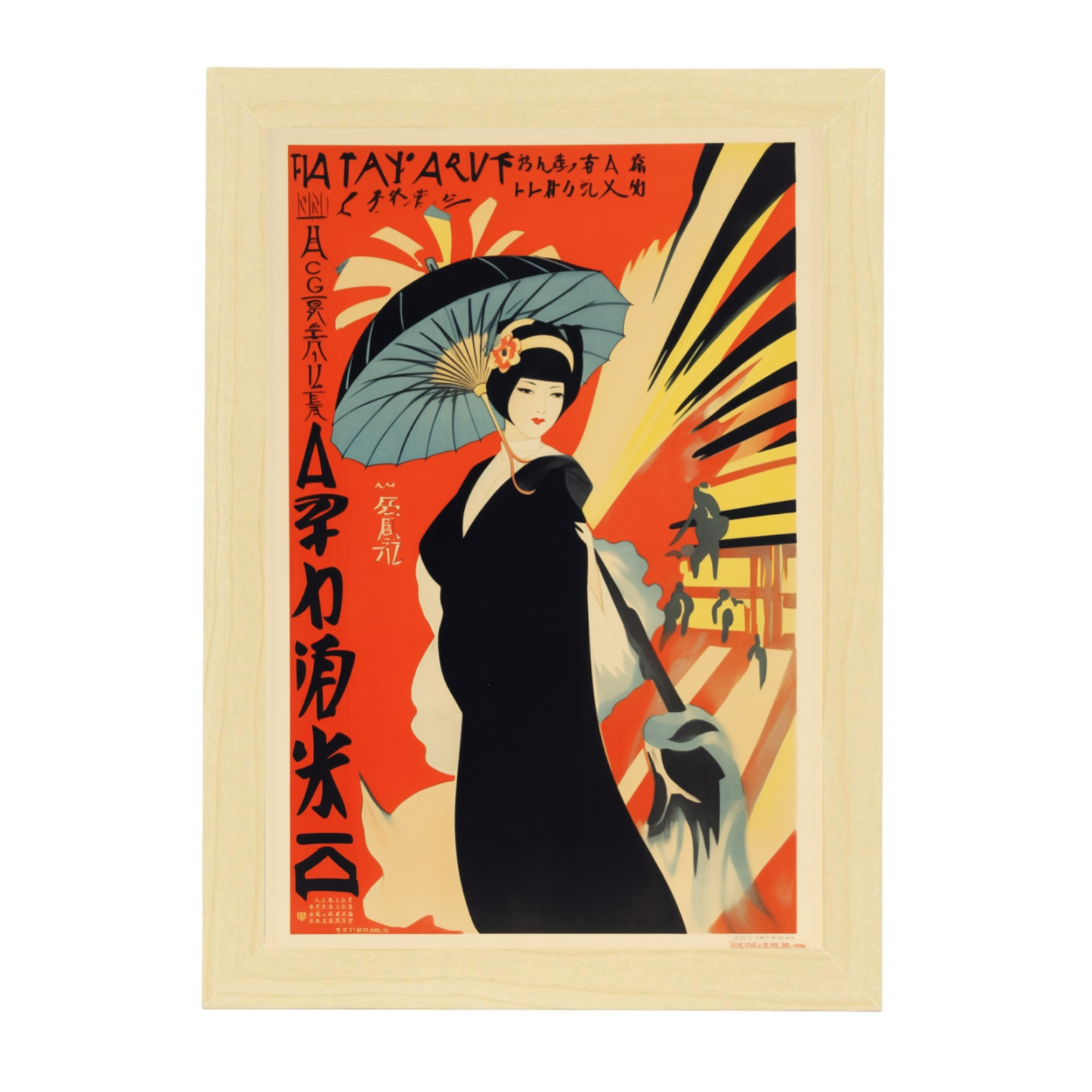 Póster Retro de Gato Impuesto