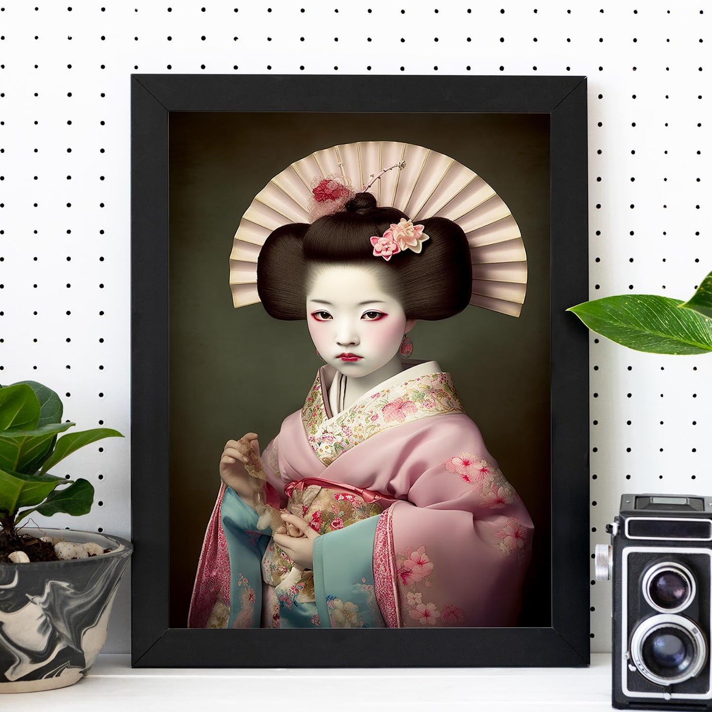 Póster Geisha Japonesa
