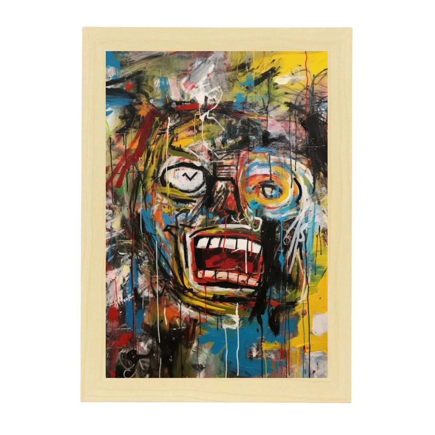 Póster Guía de Abandono de Juego en Estilo en Blanco
