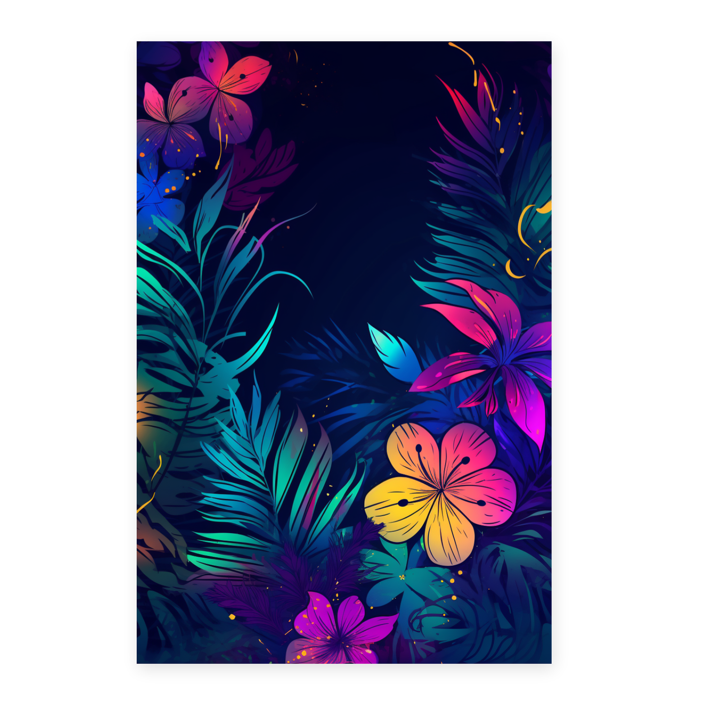 Lámina de Ilustración Digital Vibrante