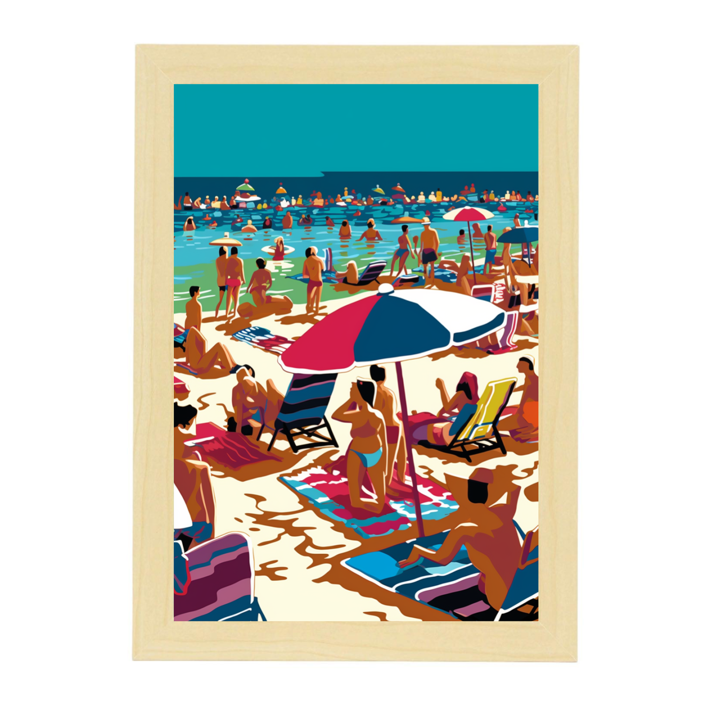 Póster de Ilustración Digital de Personas