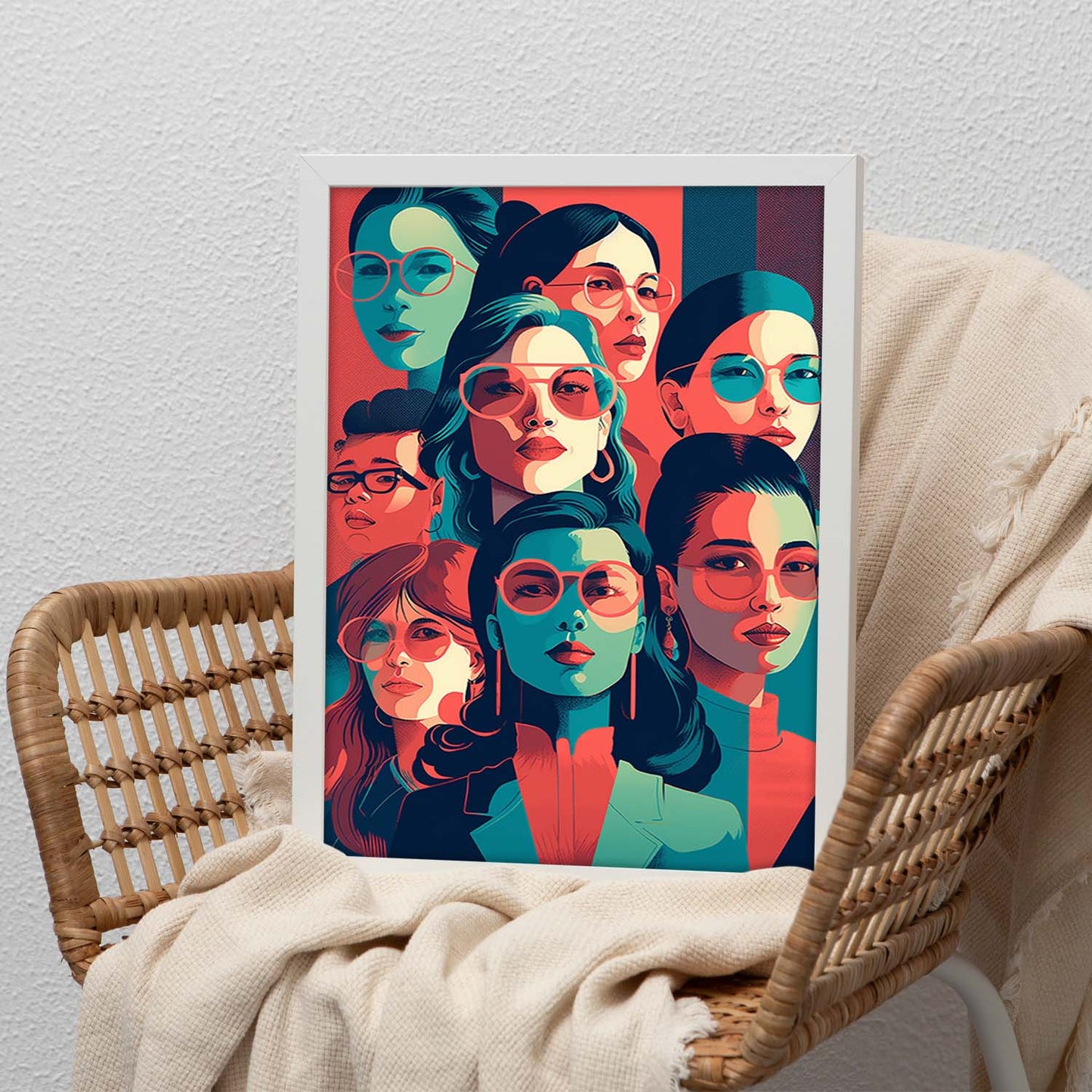 Poster Ilustrado de Mujeres con Estilo