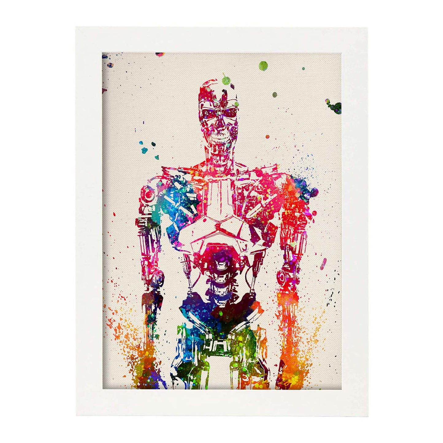 Poster imagen de Terminator2. Posters con diseño acuarela de películas y cine.Imágenes del cine y filmes para-Artwork-Nacnic-A3-Marco Blanco-Nacnic Estudio SL