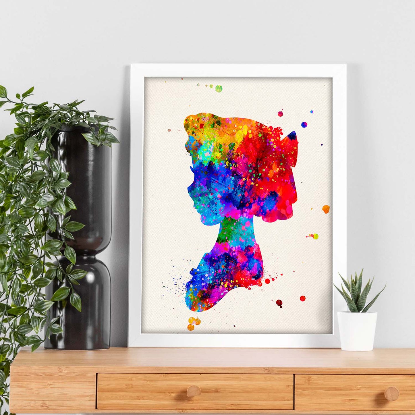 Poster imagen de Wendy. Posters con diseño acuarela de famosos, actores, músicos-Artwork-Nacnic-Nacnic Estudio SL