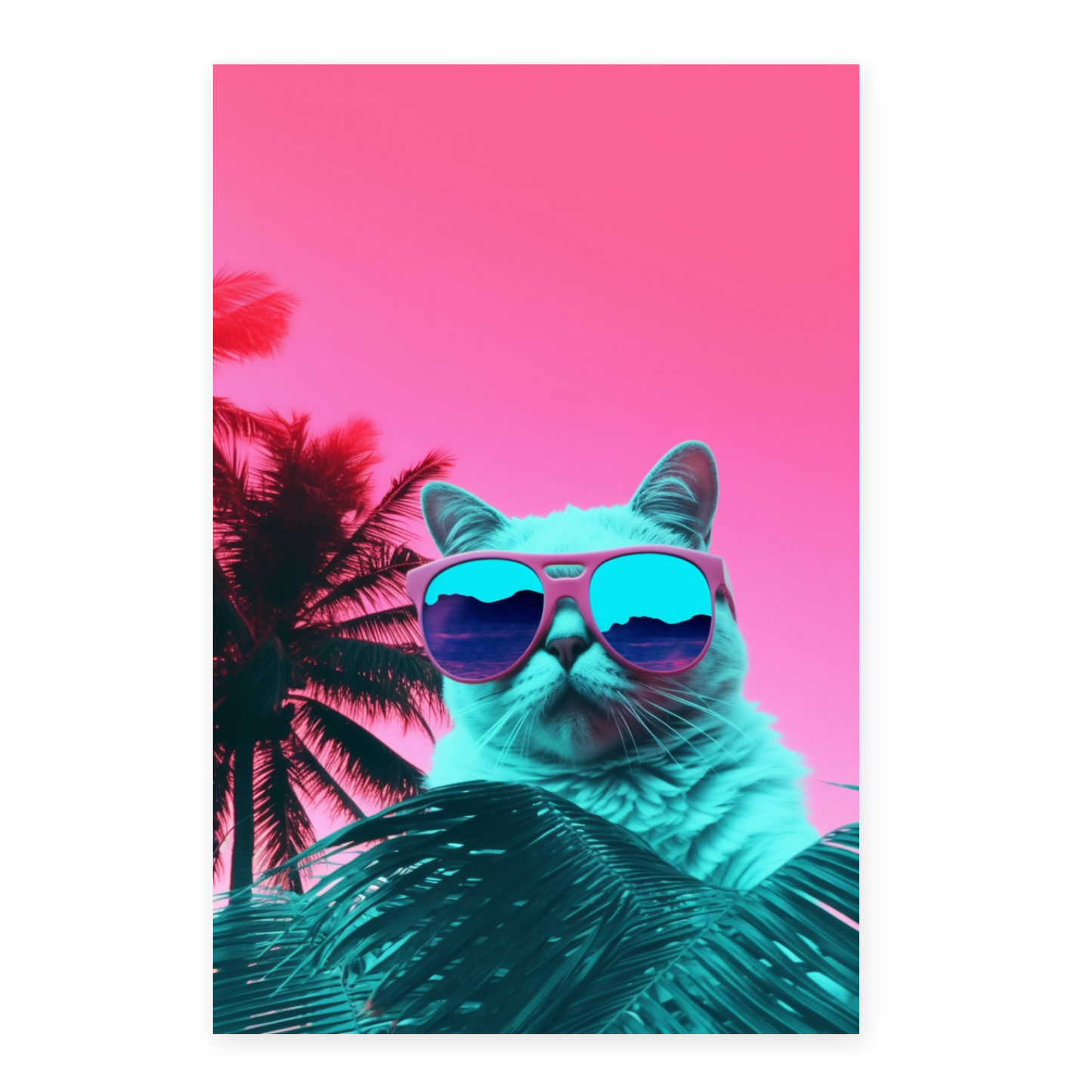 Póster Impuesto de Gatos en Opciones de Marco