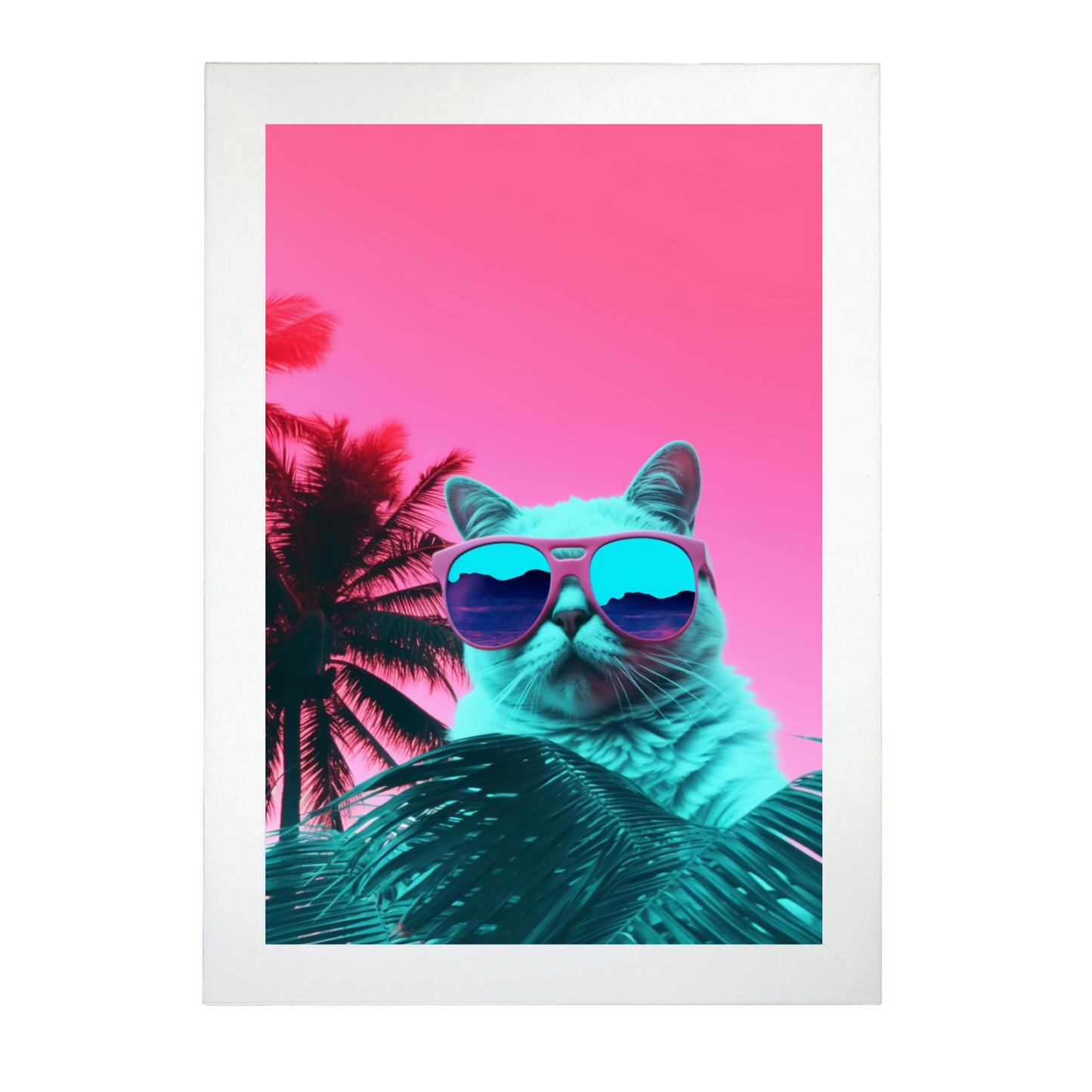 Póster Impuesto de Gatos en Opciones de Marco