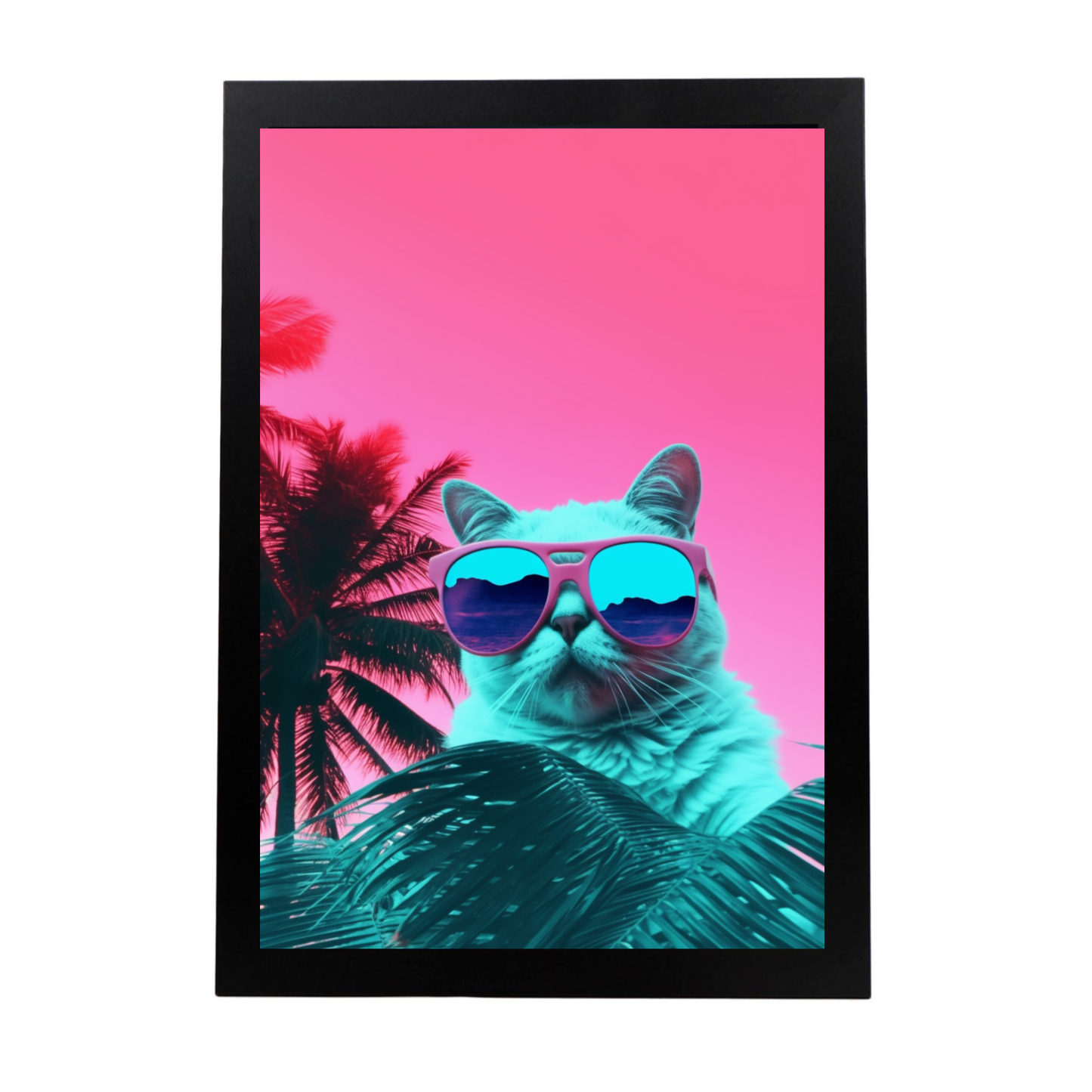 Póster Impuesto de Gatos en Opciones de Marco