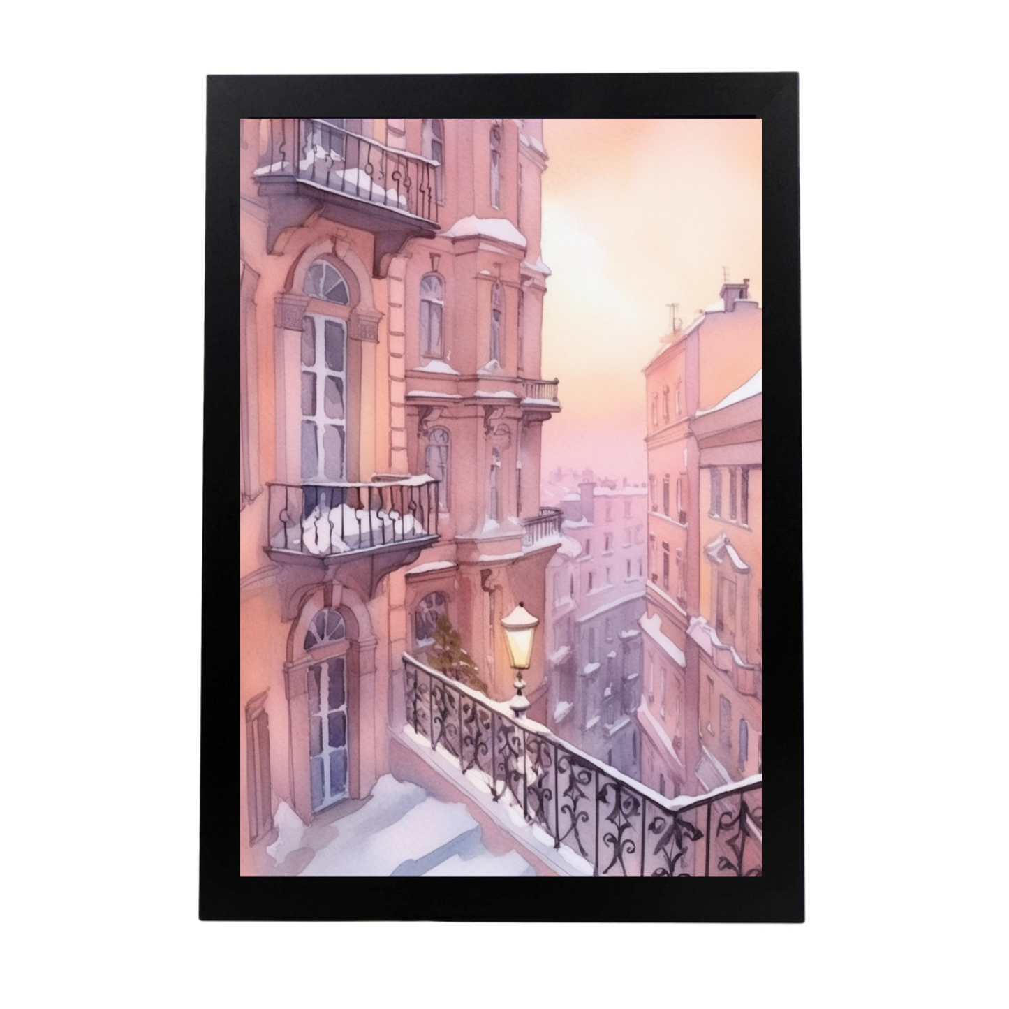 Póster Invierno Nevado en Rusia de los 90