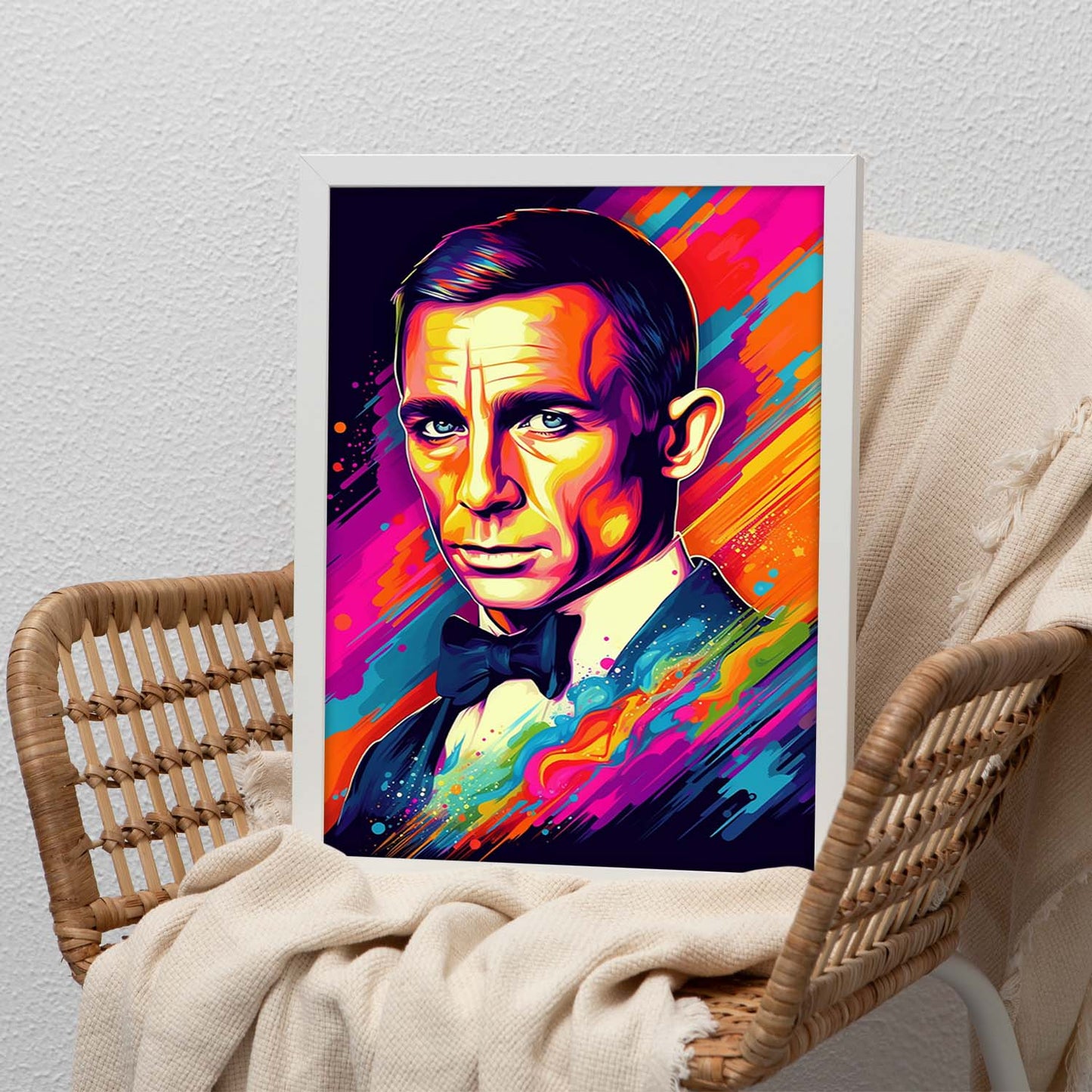 Póster "James Bond estilo Lisa Frank"
