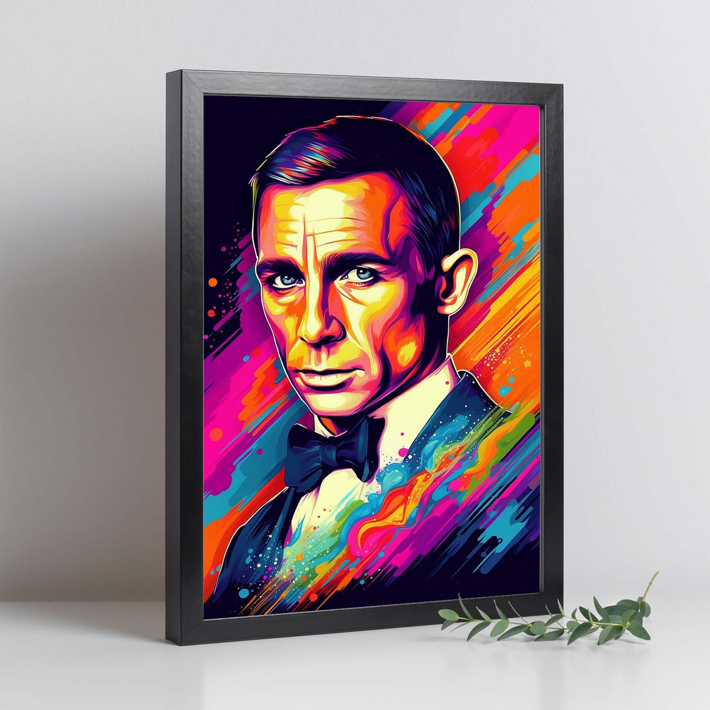 Póster "James Bond estilo Lisa Frank"