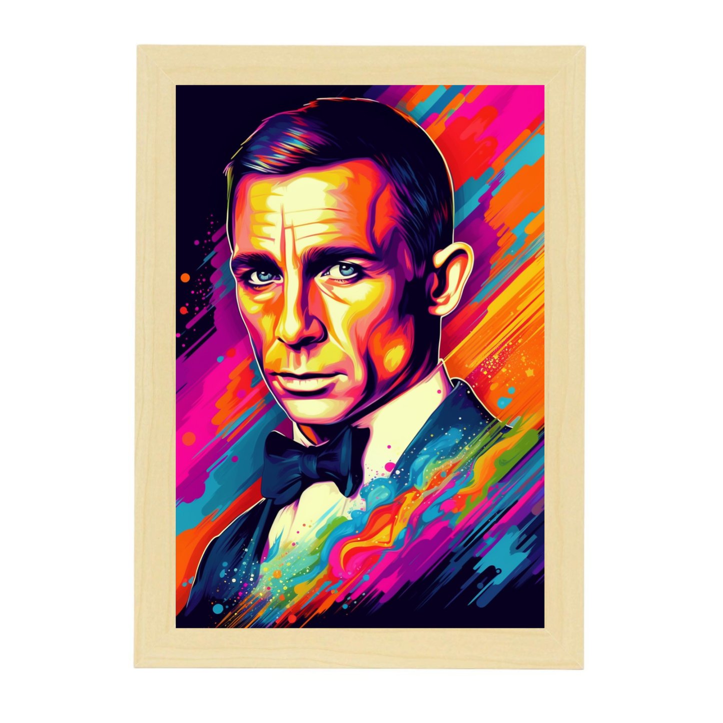 Póster "James Bond estilo Lisa Frank"