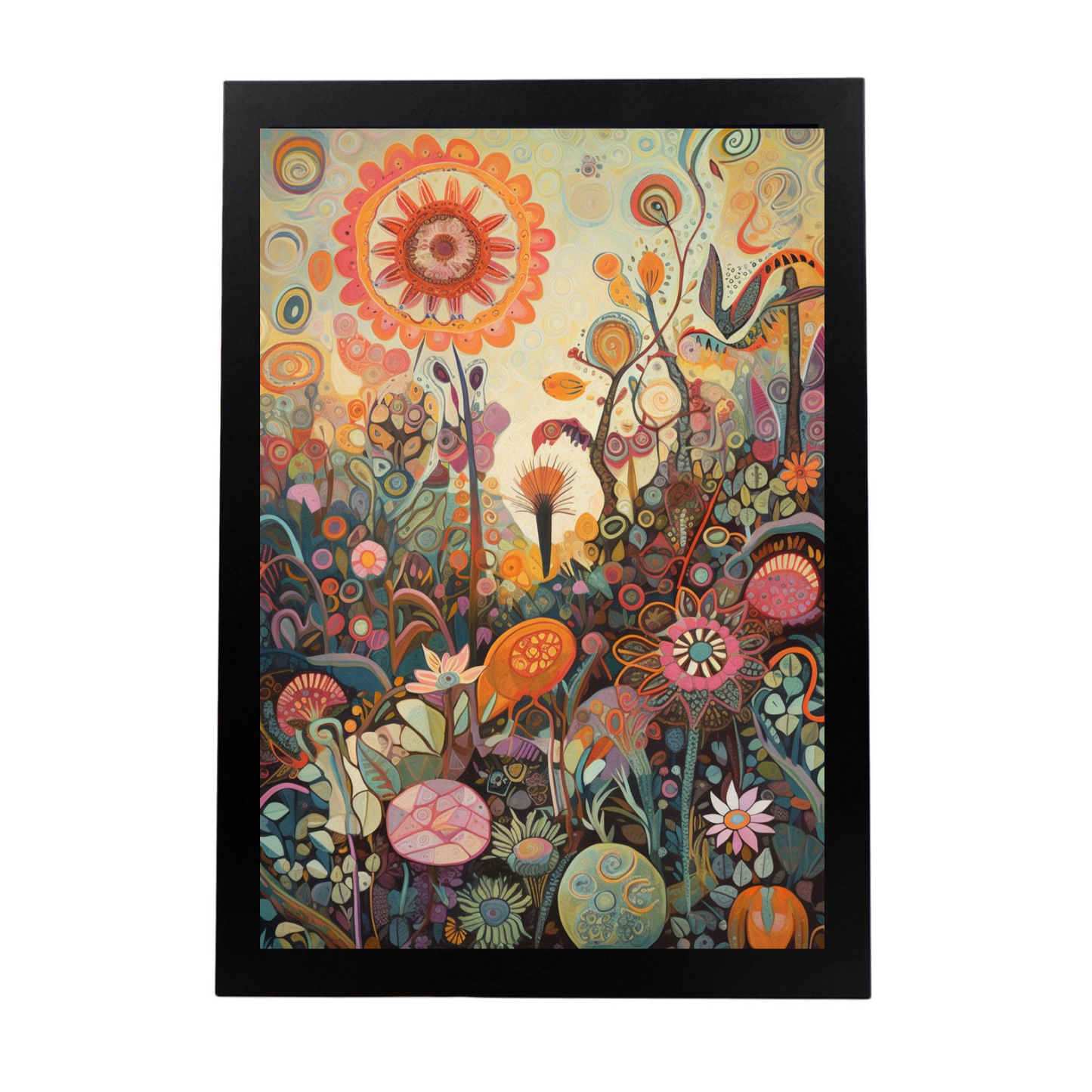 Póster Jardín Juguetón Letra O