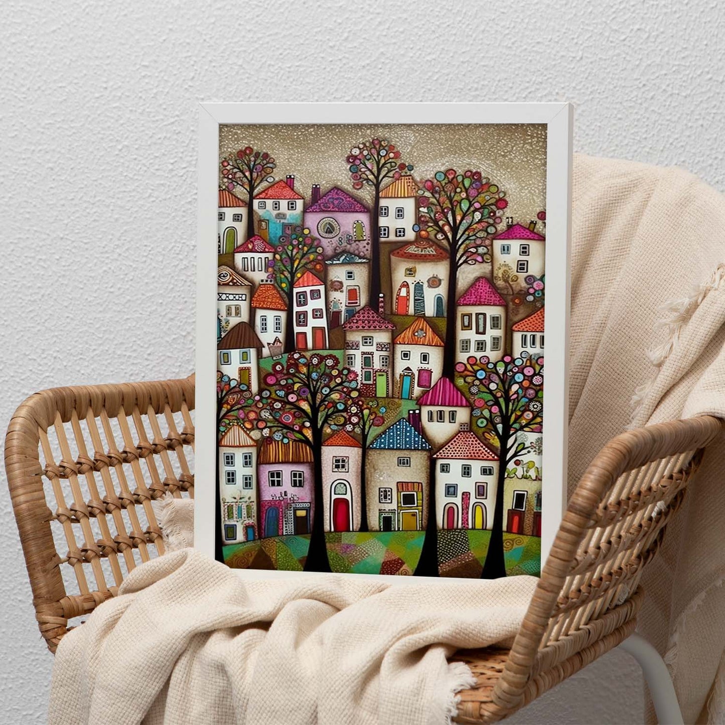 Lámina Jardín de Flores Estilo Urbano Karla Gerard
