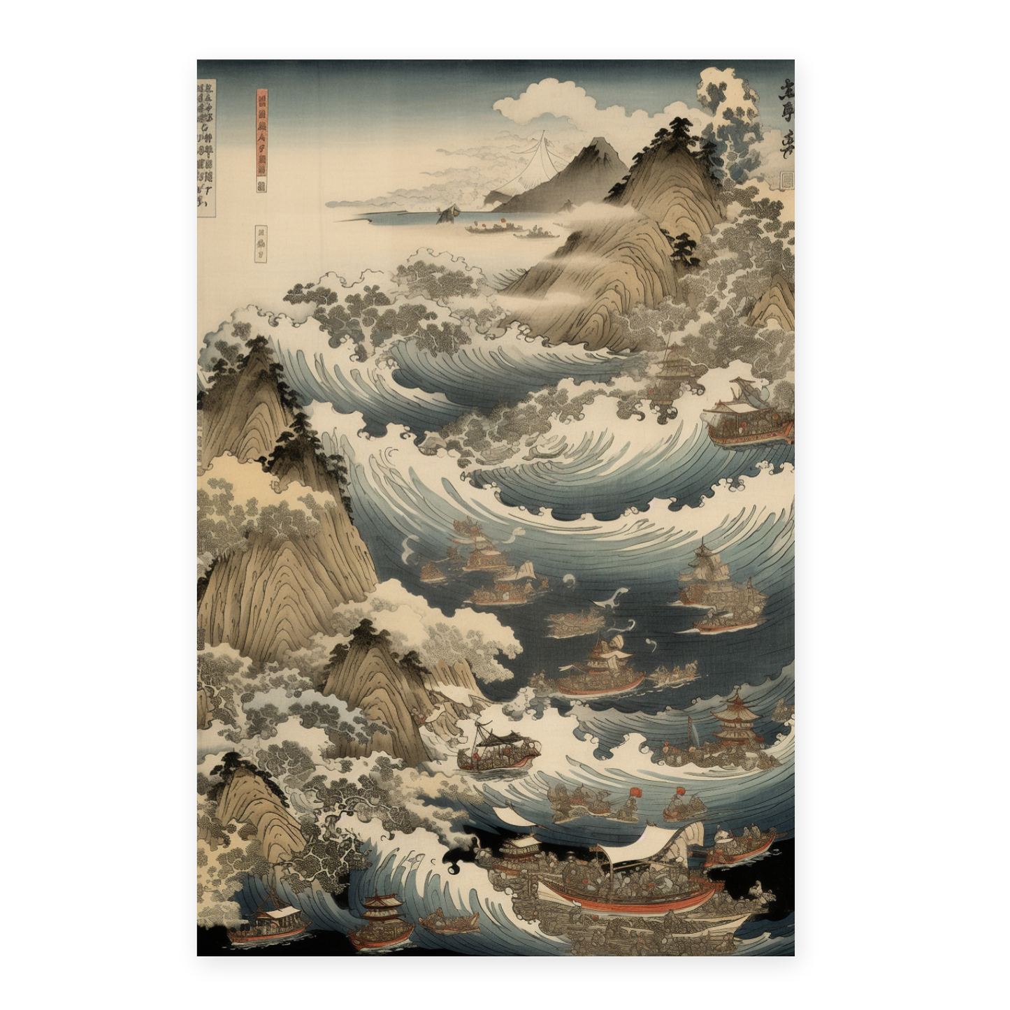 Póster de Katsushika Hokusai