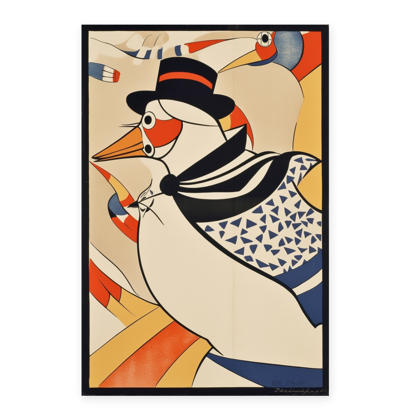 Póster La Gaviota Marinero