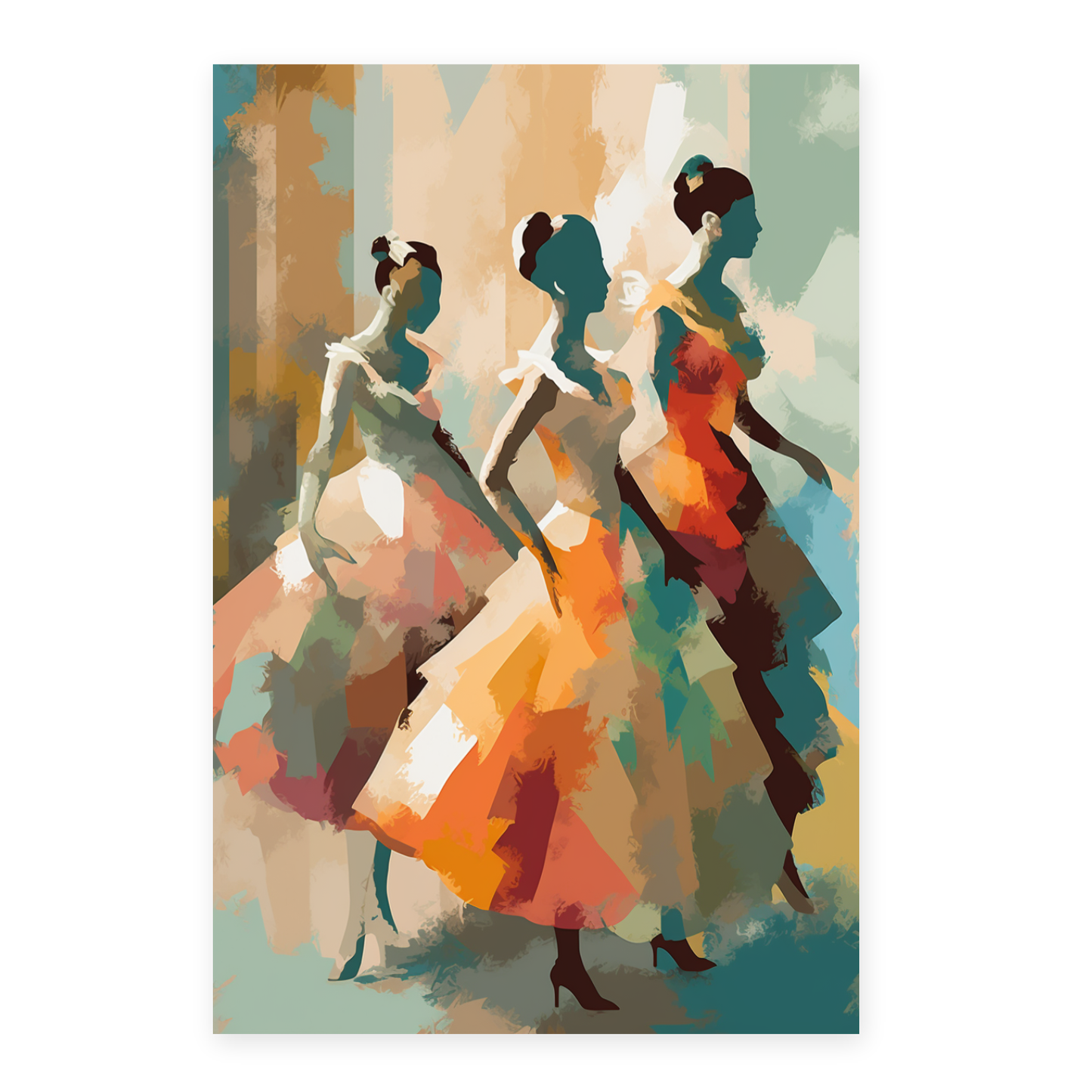 Póster "Minimalismo por Edgar Degas"