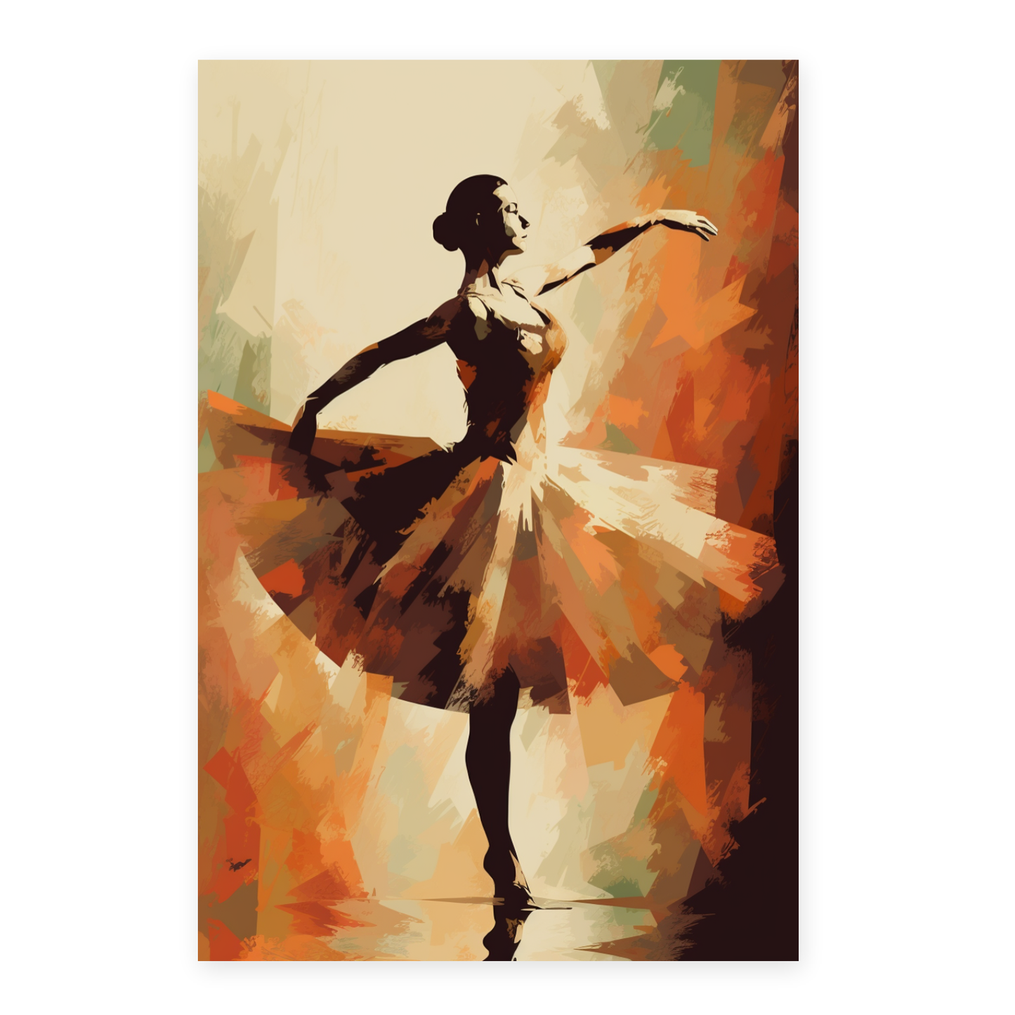 Póster "Minimalismo por Edgar Degas"