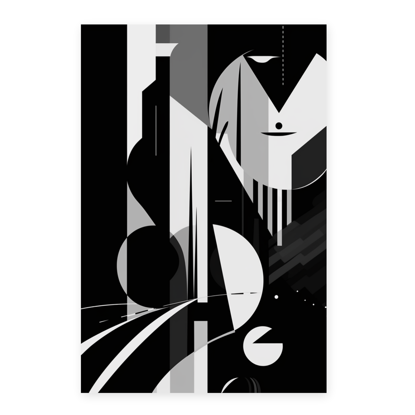 Póster Abstracto Minimalista