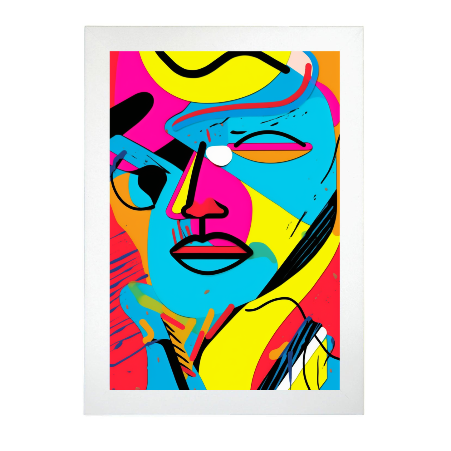 Póster Minimalista de Dibujos en Línea