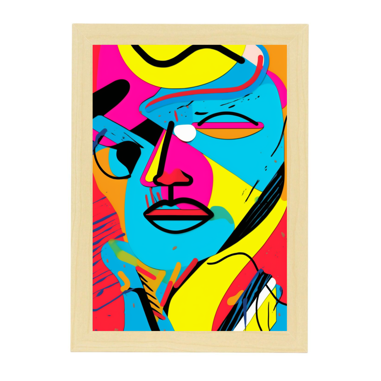 Póster Minimalista de Dibujos en Línea