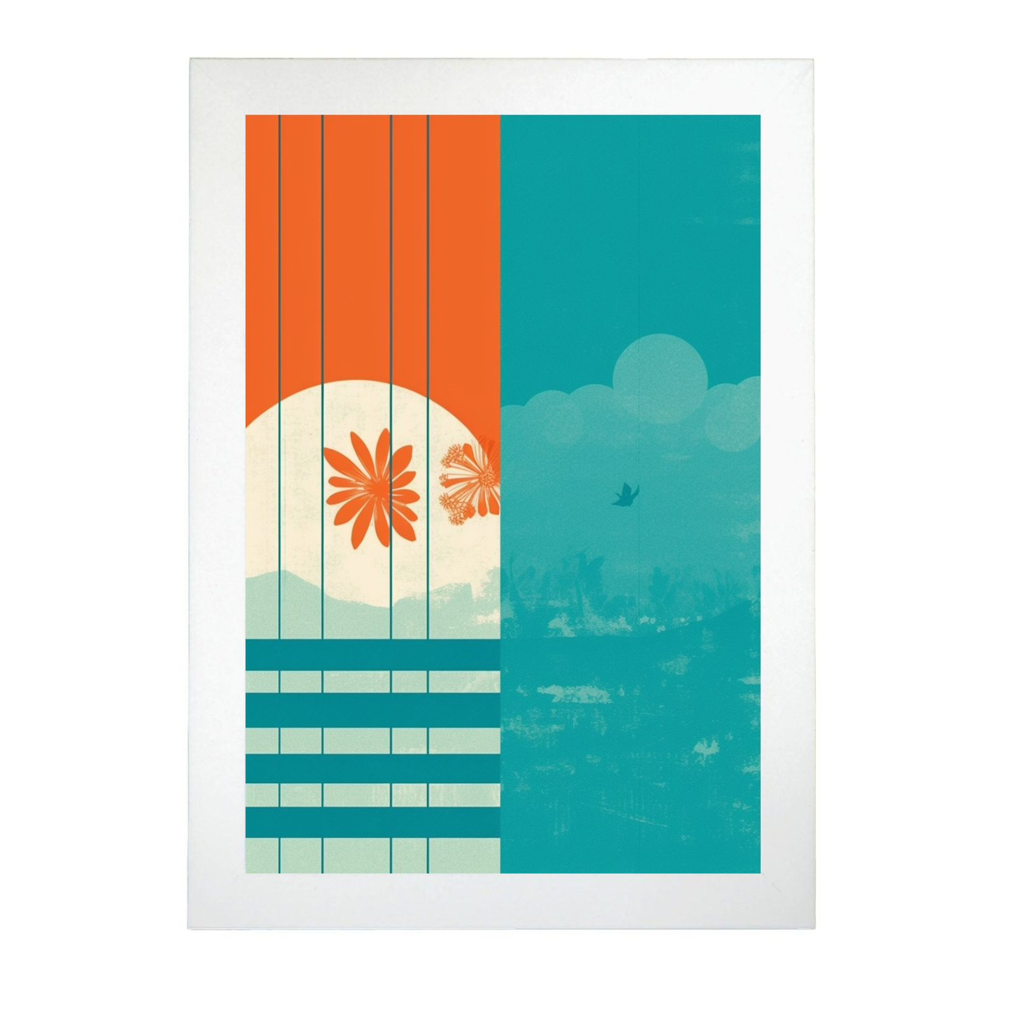 Póster Minimalista de Estilo Japonés