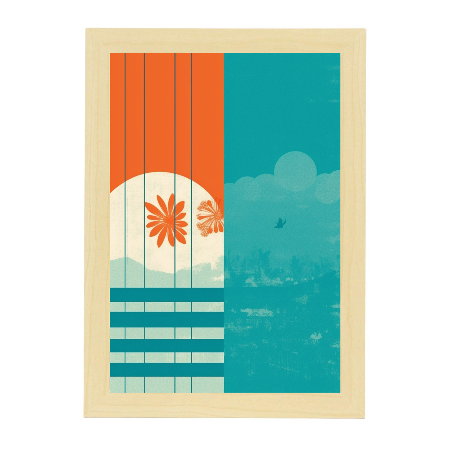 Póster Minimalista de Estilo Japonés