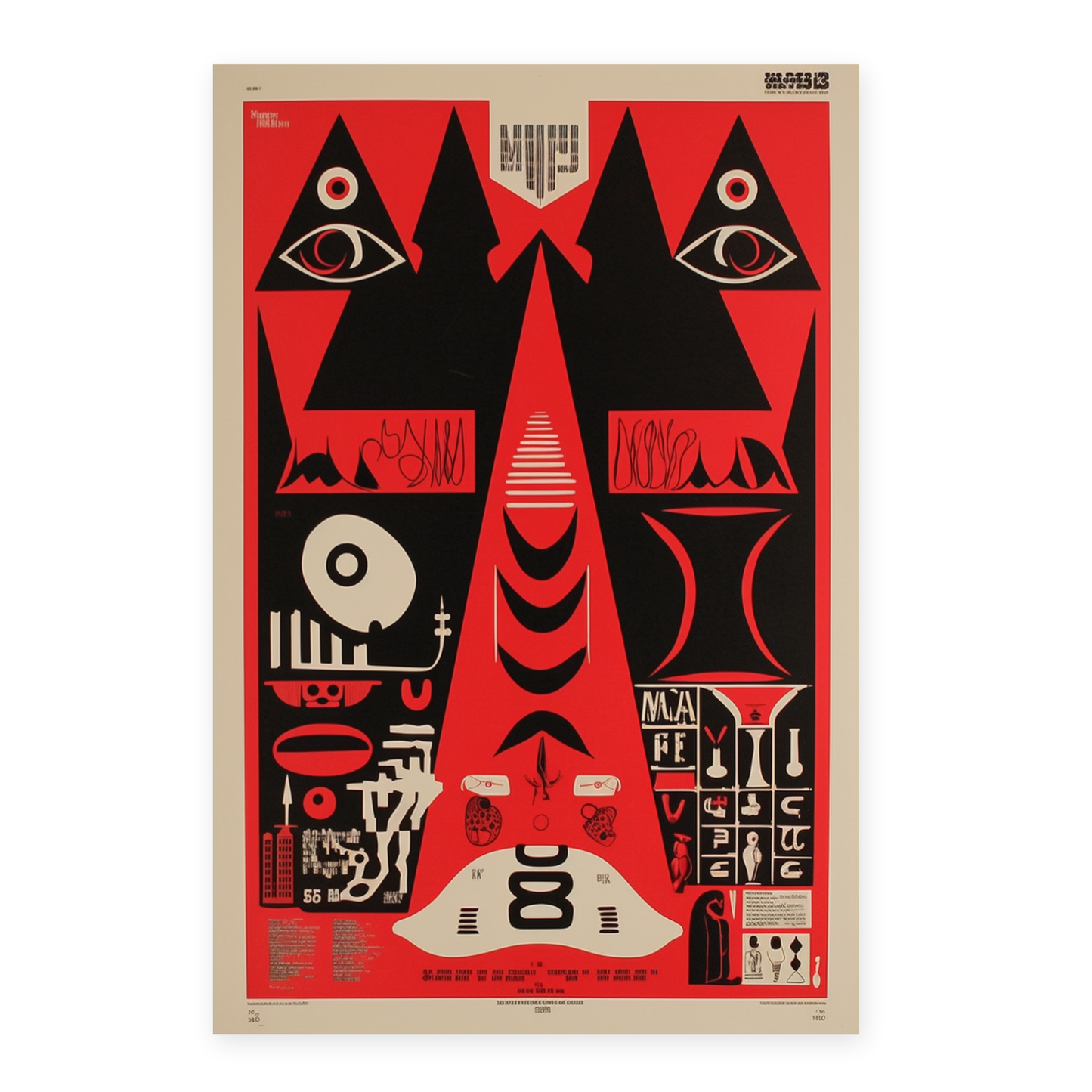 Póster Minimalista y Surrealista de Película 1983 por Barry McG