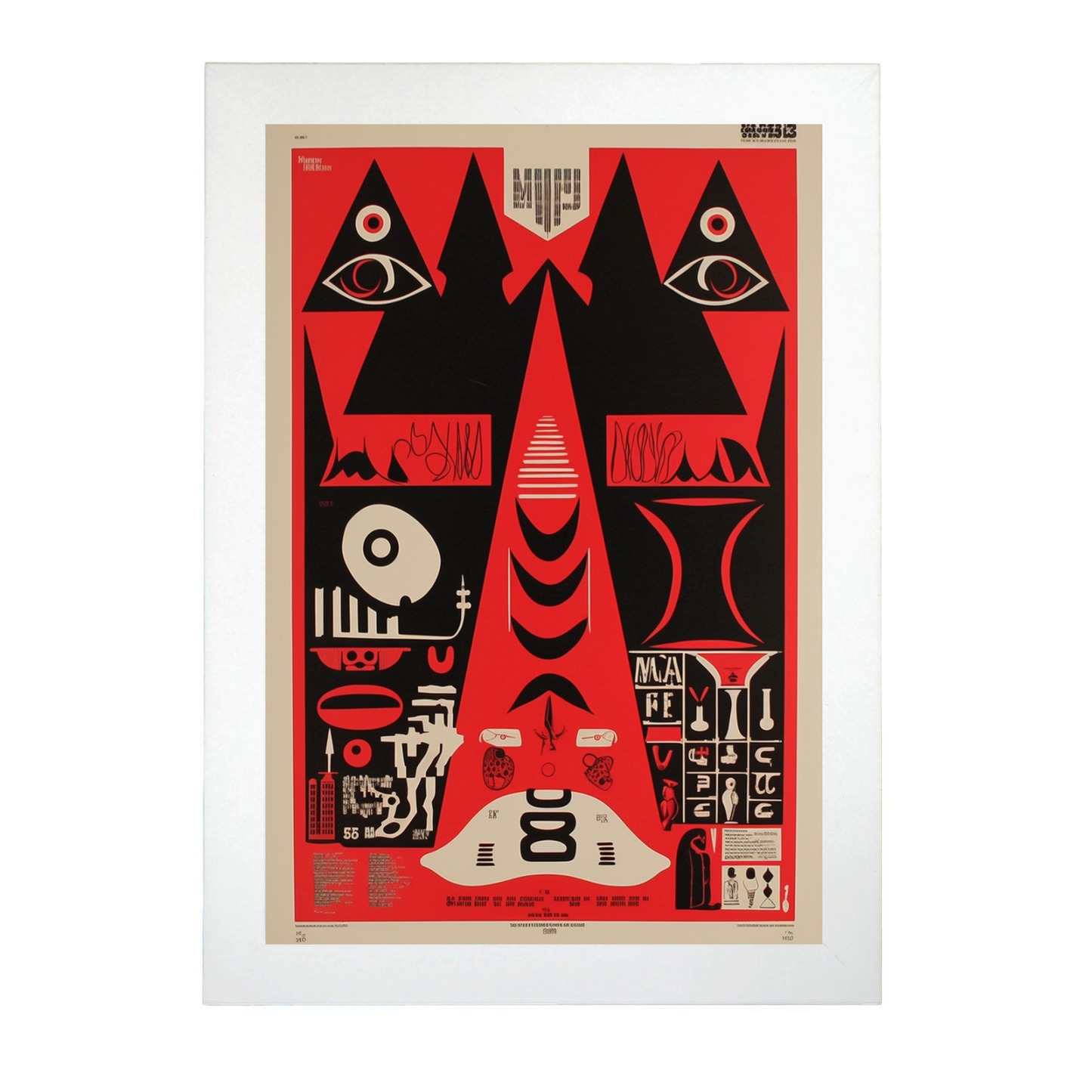 Póster Minimalista y Surrealista de Película 1983 por Barry McG