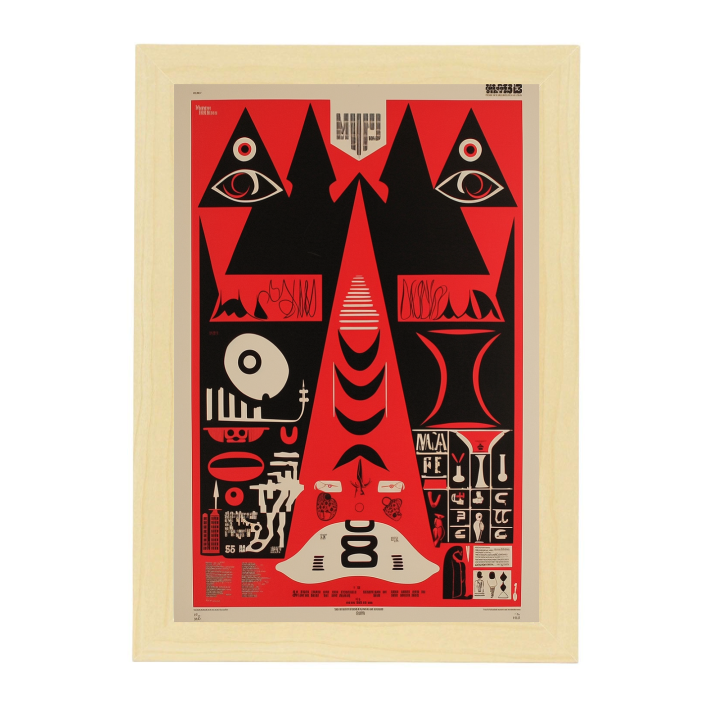 Póster Minimalista y Surrealista de Película 1983 por Barry McG