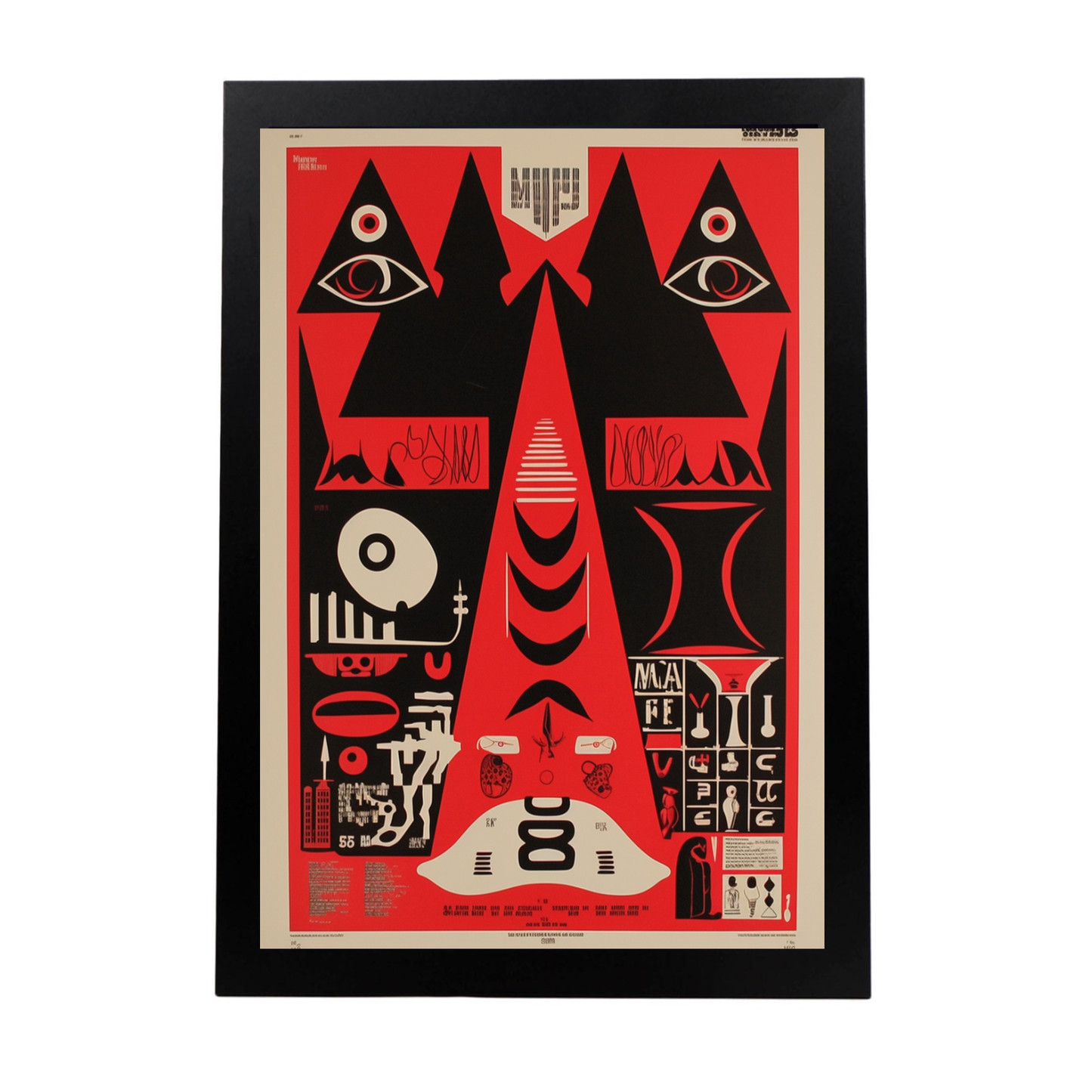 Póster Minimalista y Surrealista de Película 1983 por Barry McG