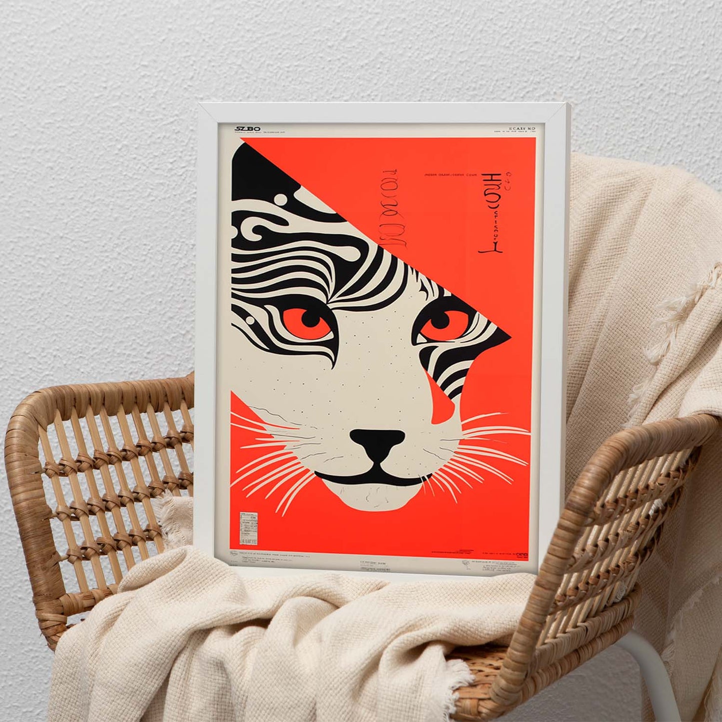 Póster minimalista y surrealista de película 1989 por Barry McG
