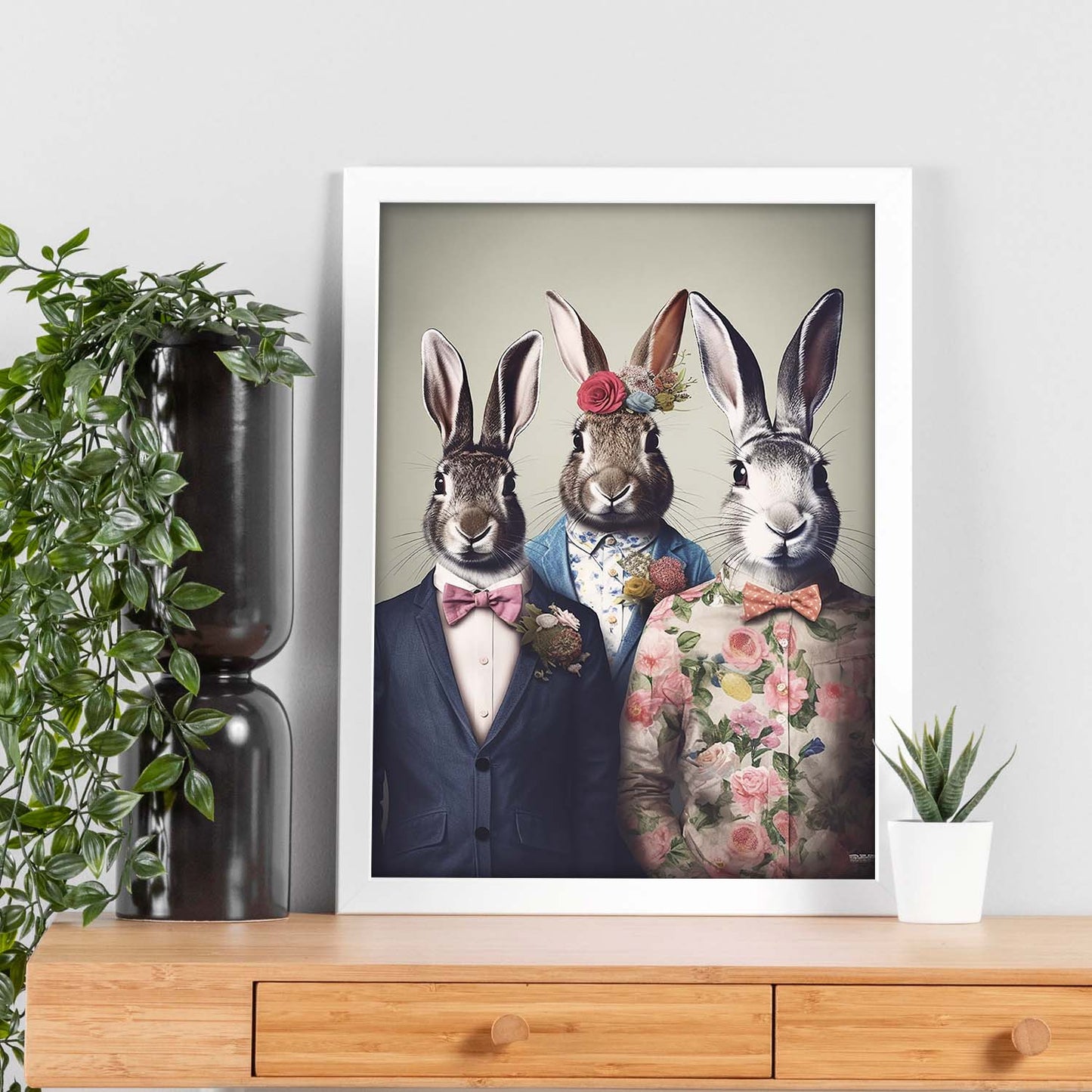 Póster de Moda Conejos