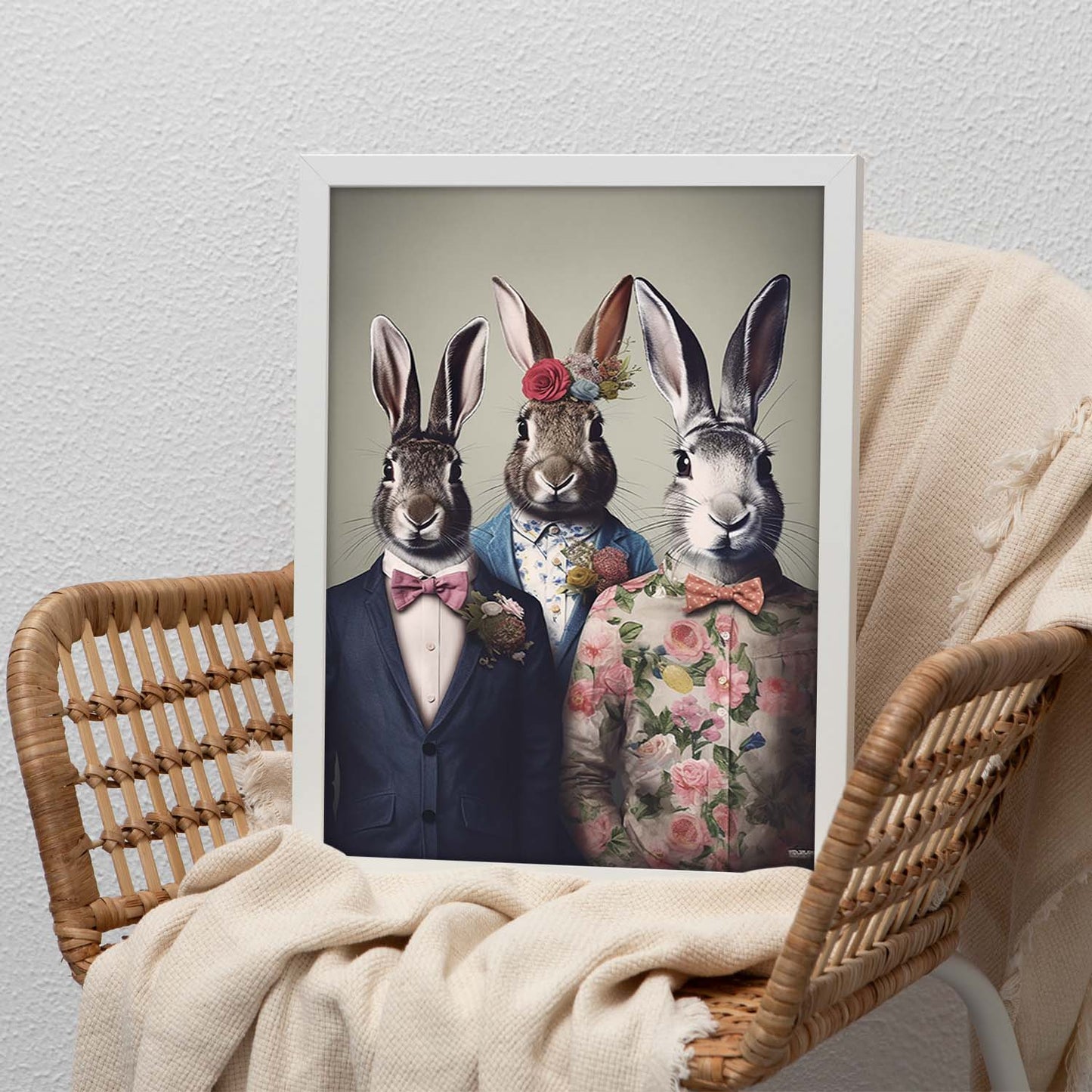Póster de Moda Conejos