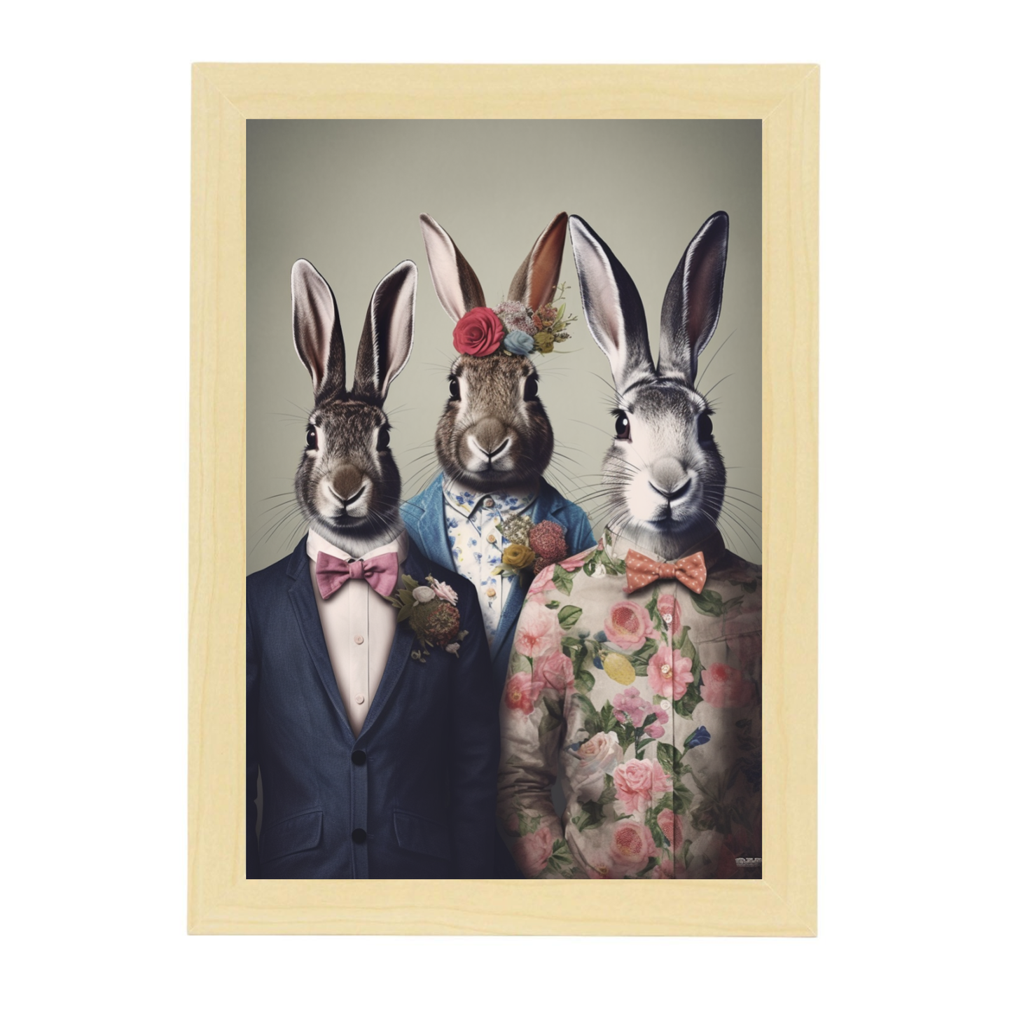 Póster de Moda Conejos
