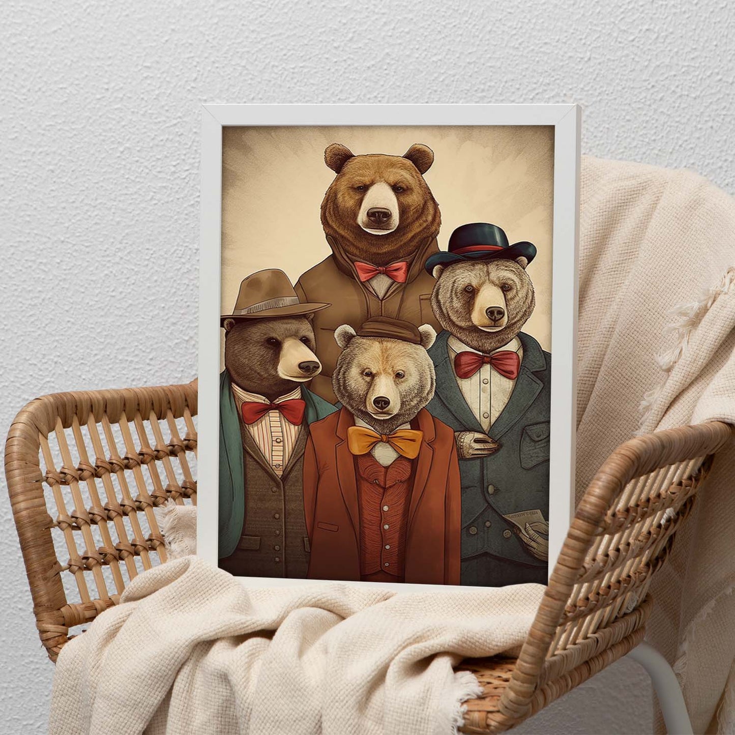 Póster de Moda de Osos