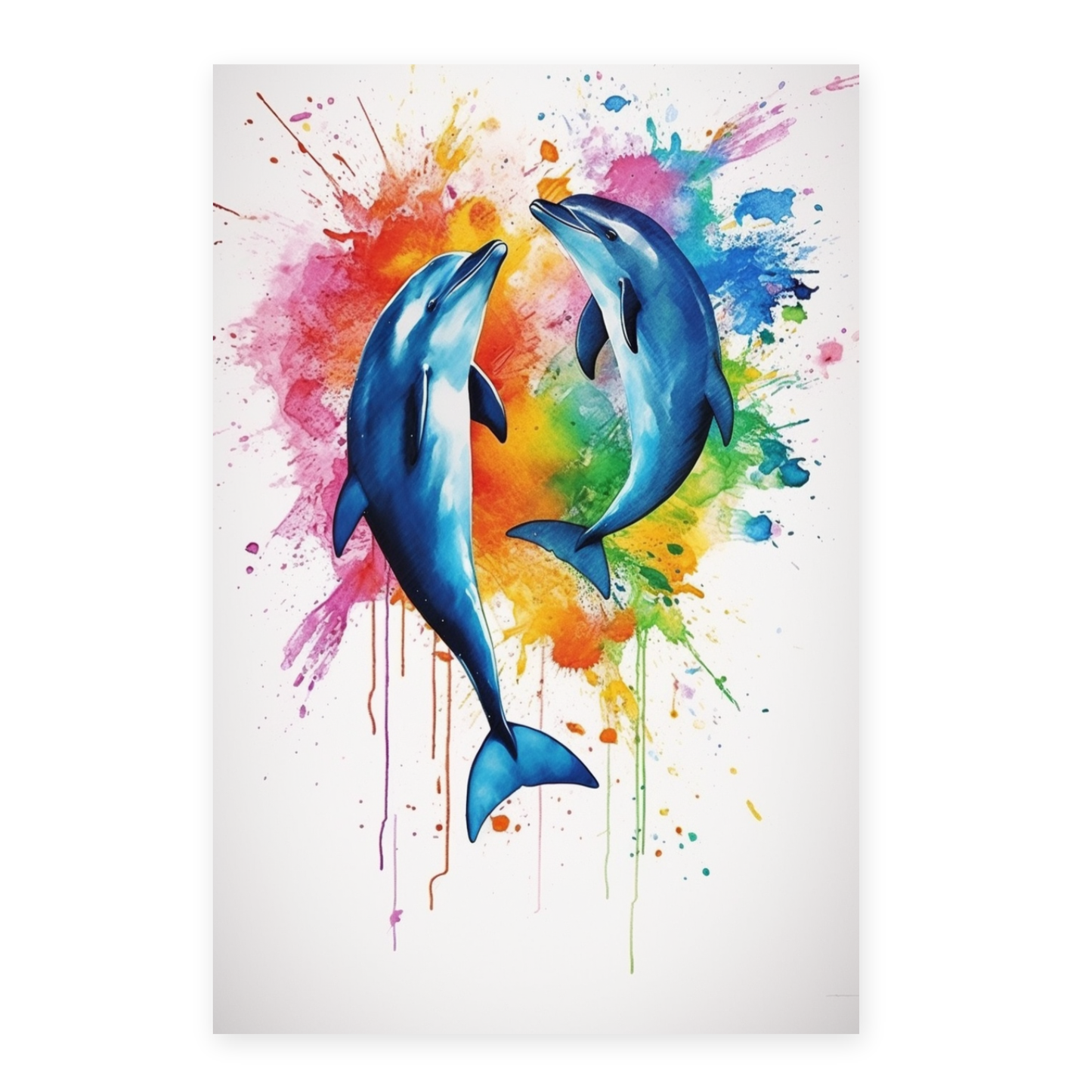Póster de Moda de Delfines