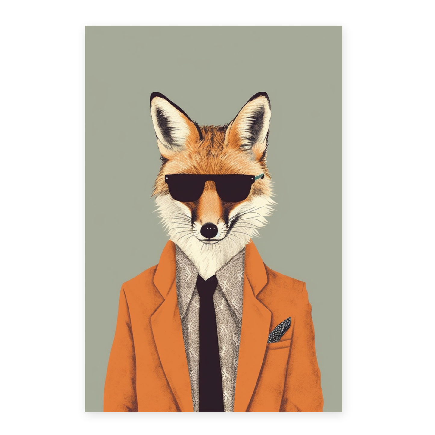 Póster de Moda Zorros