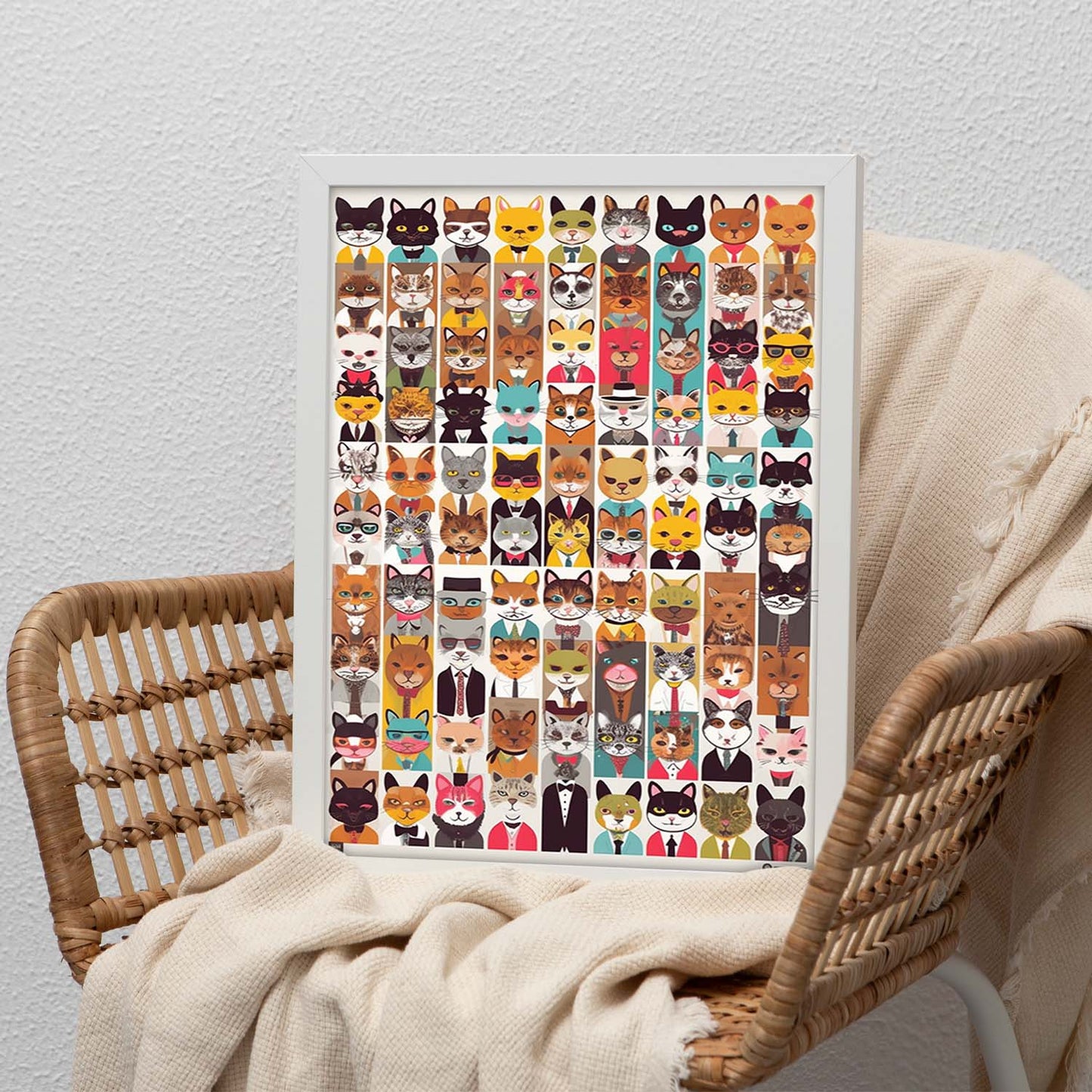 Póster de Moda Gatos