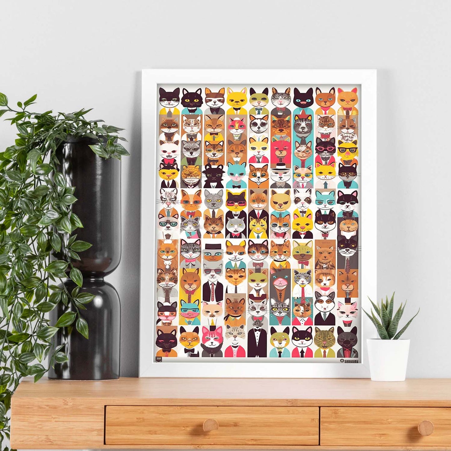 Póster de Moda Gatos