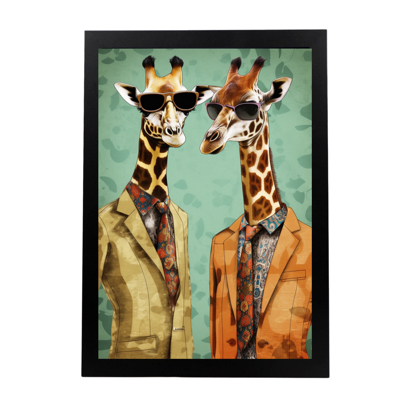 Póster de Moda de Jirafas