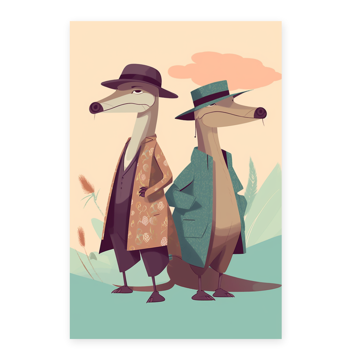 Póster de Moda Ornitorrincos